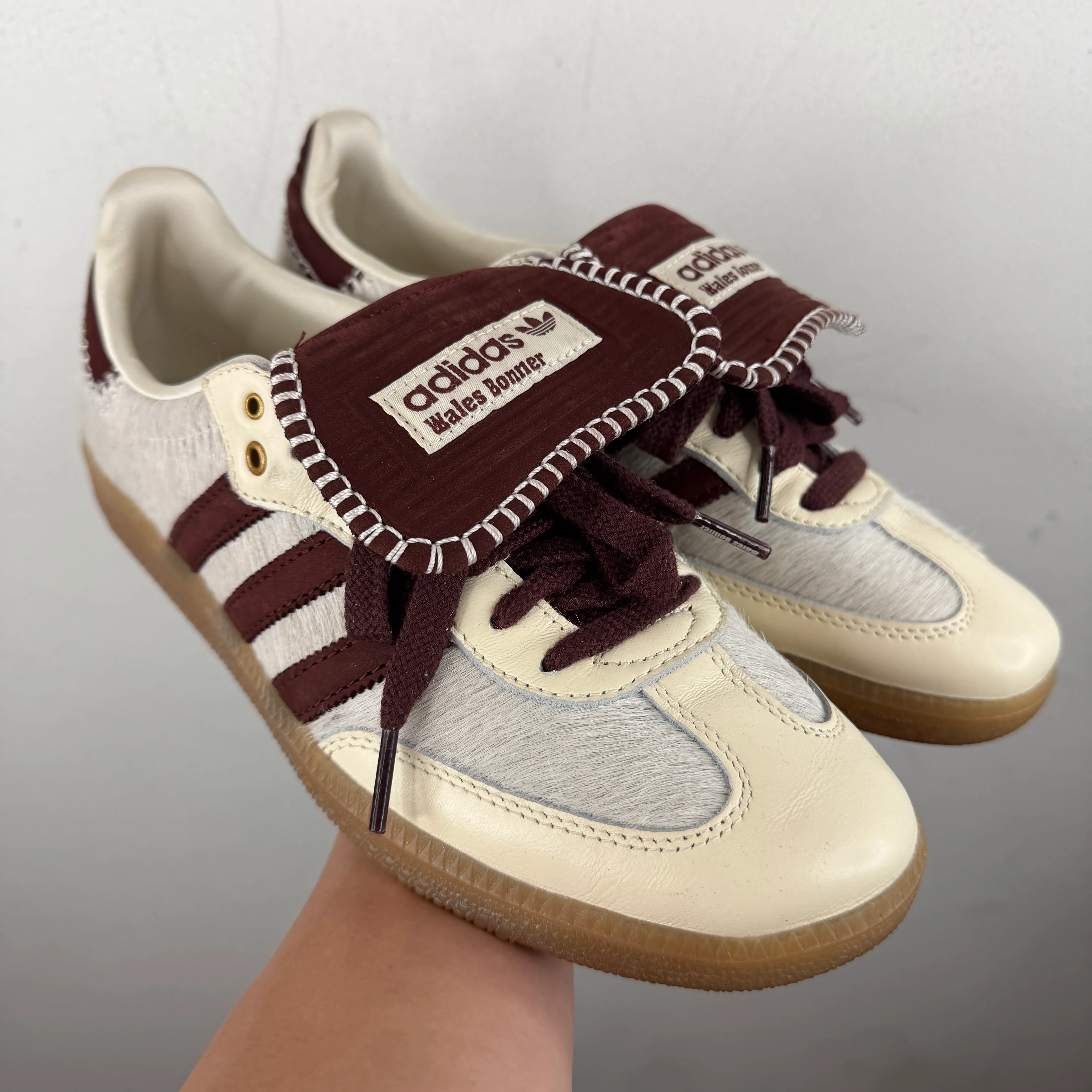 Wales Bonner Adidas Samba Pony Tonal Sneakers