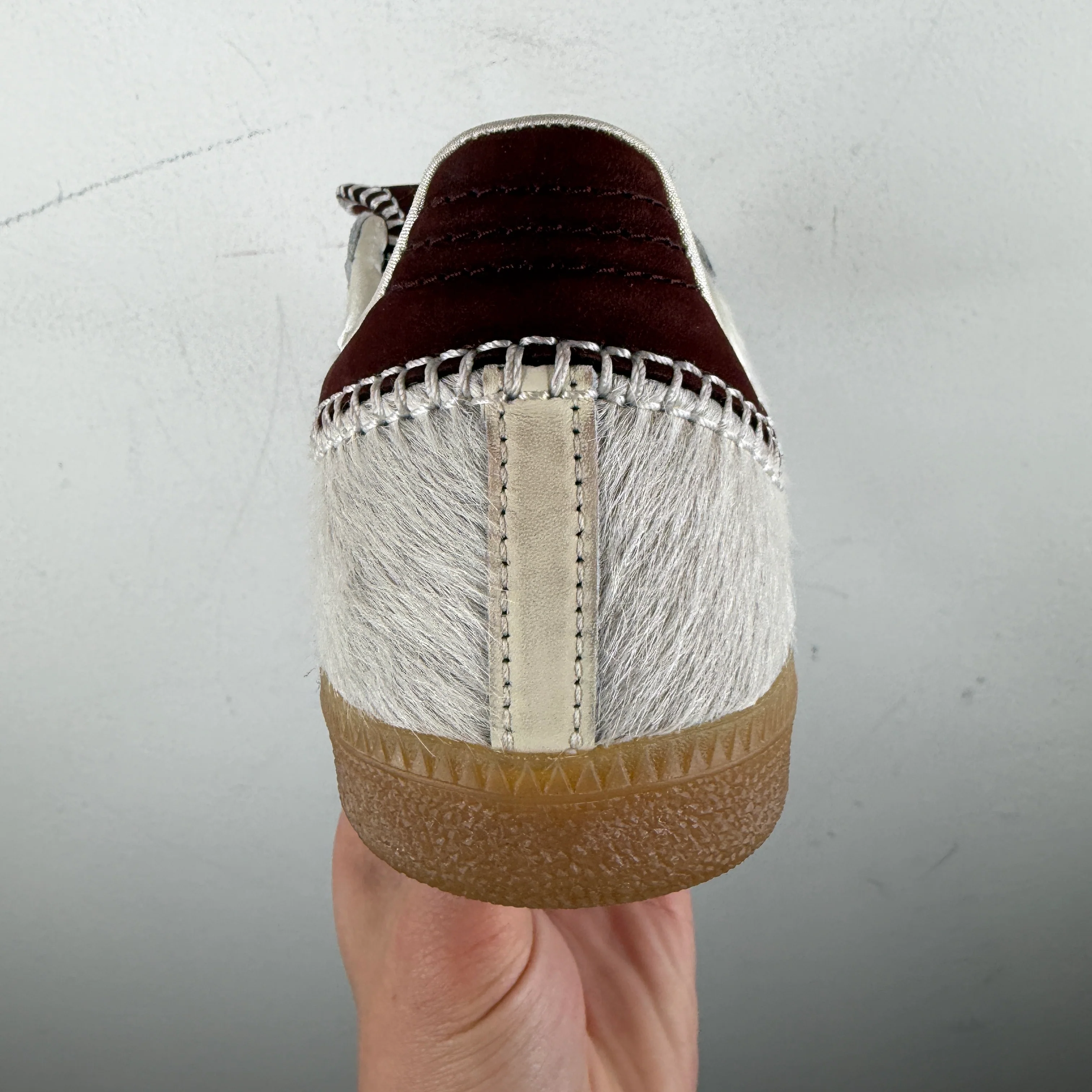 Wales Bonner Adidas Samba Pony Tonal Sneakers - Image 3