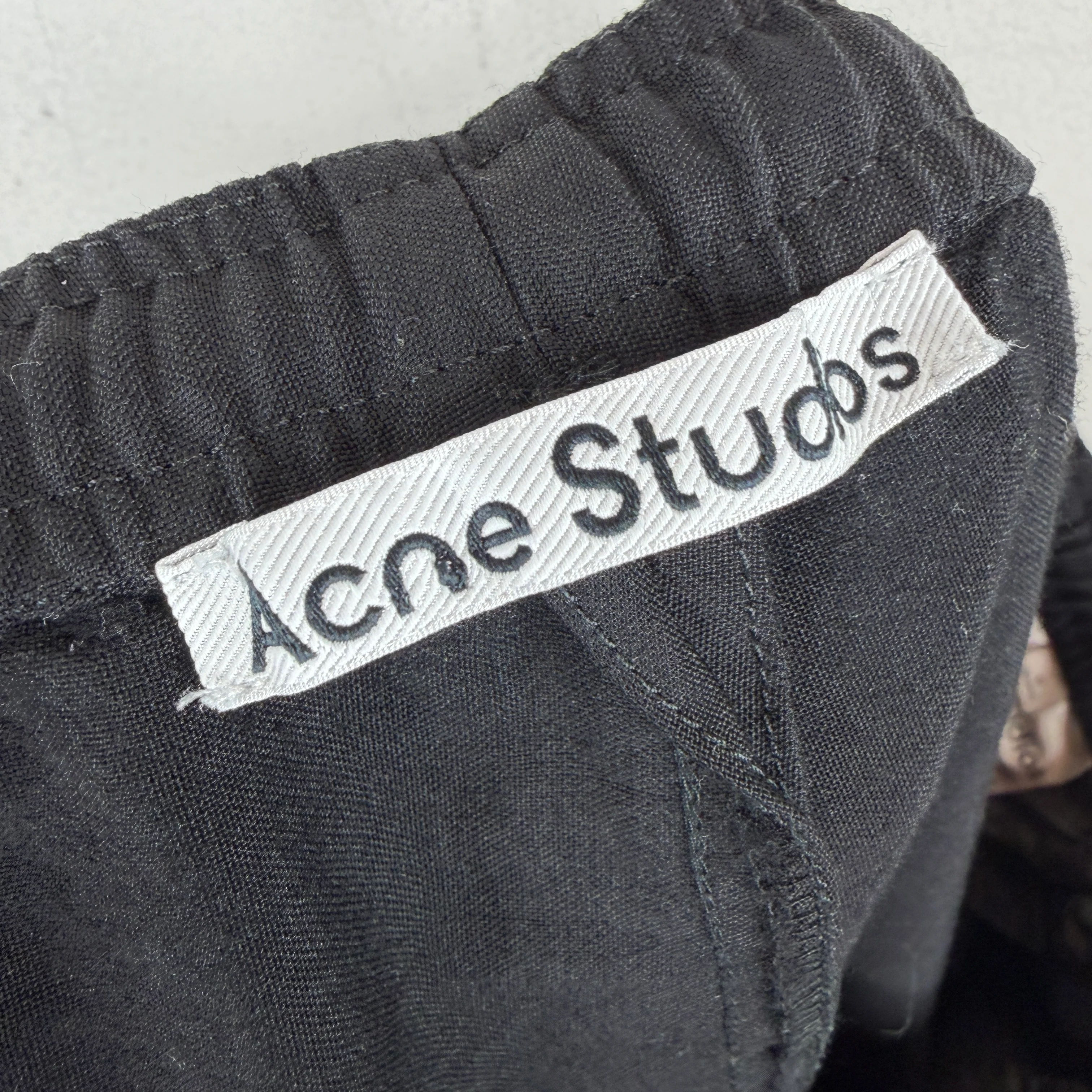 Acne Studios Elastic Wool Lounge Pants - Image 3