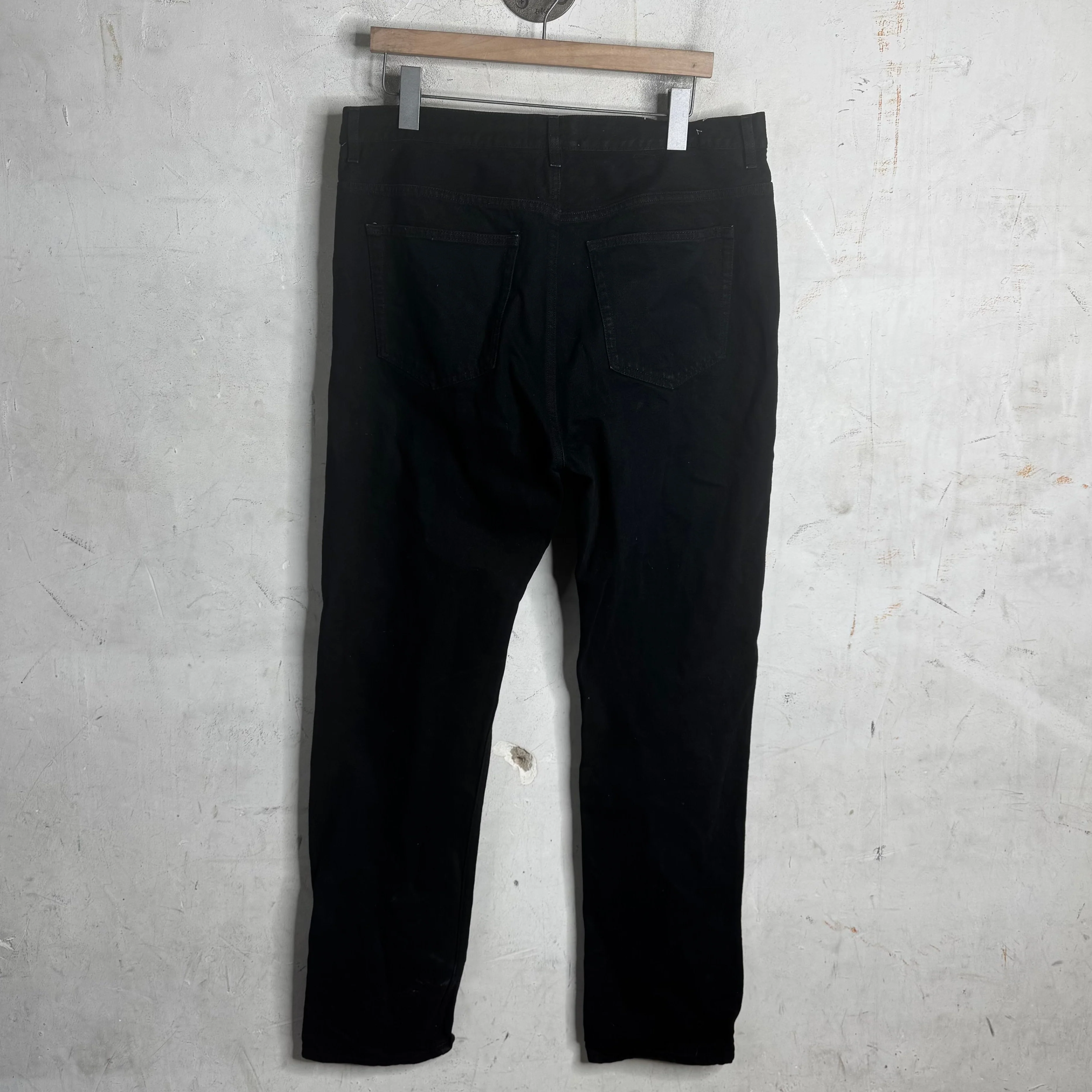 Acne Studio Black Straight Leg Denim Jeans - Image 2