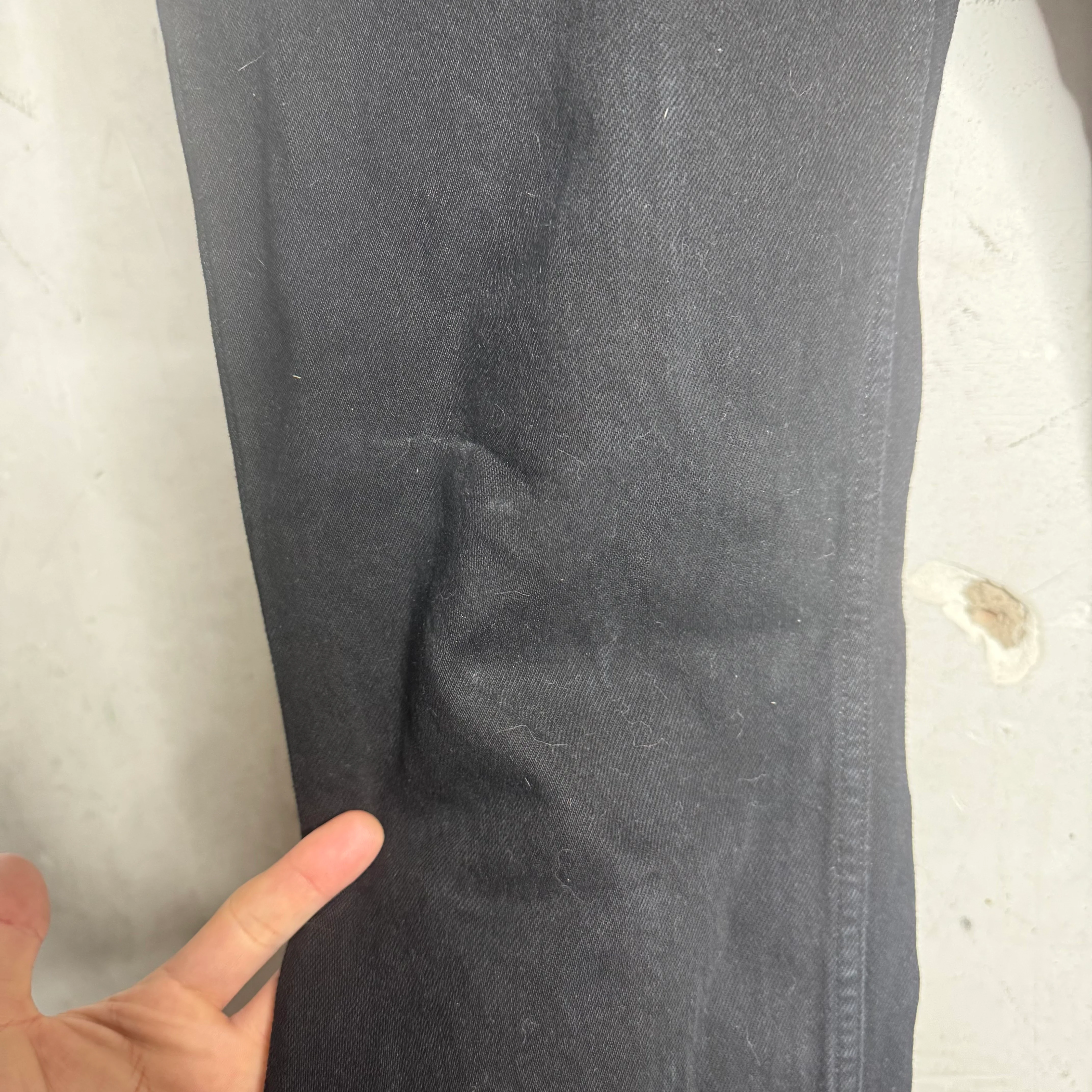 Acne Studio Black Straight Leg Denim Jeans - Image 7