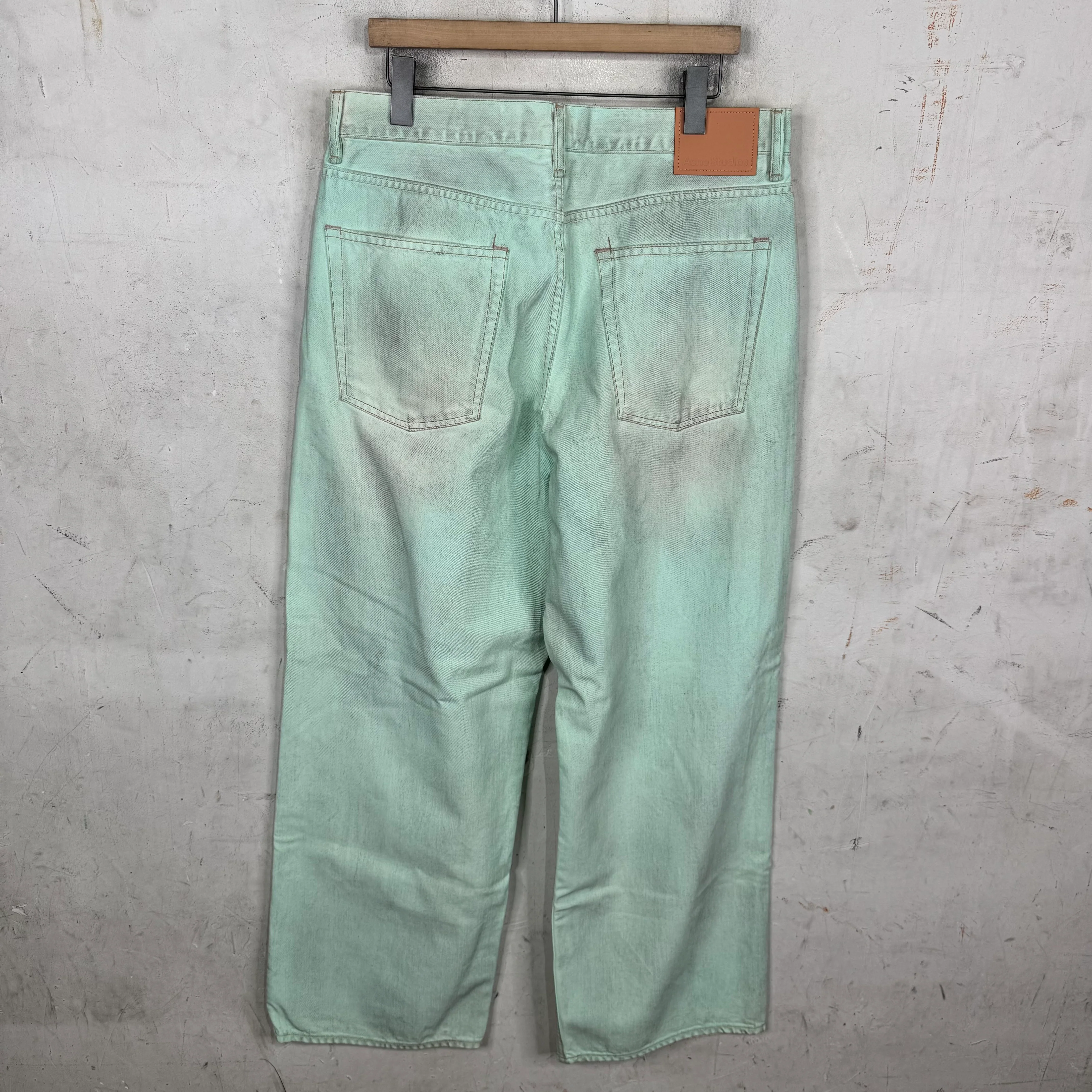 Acne Studios 1981 Mint Glow Jeans - Image 2
