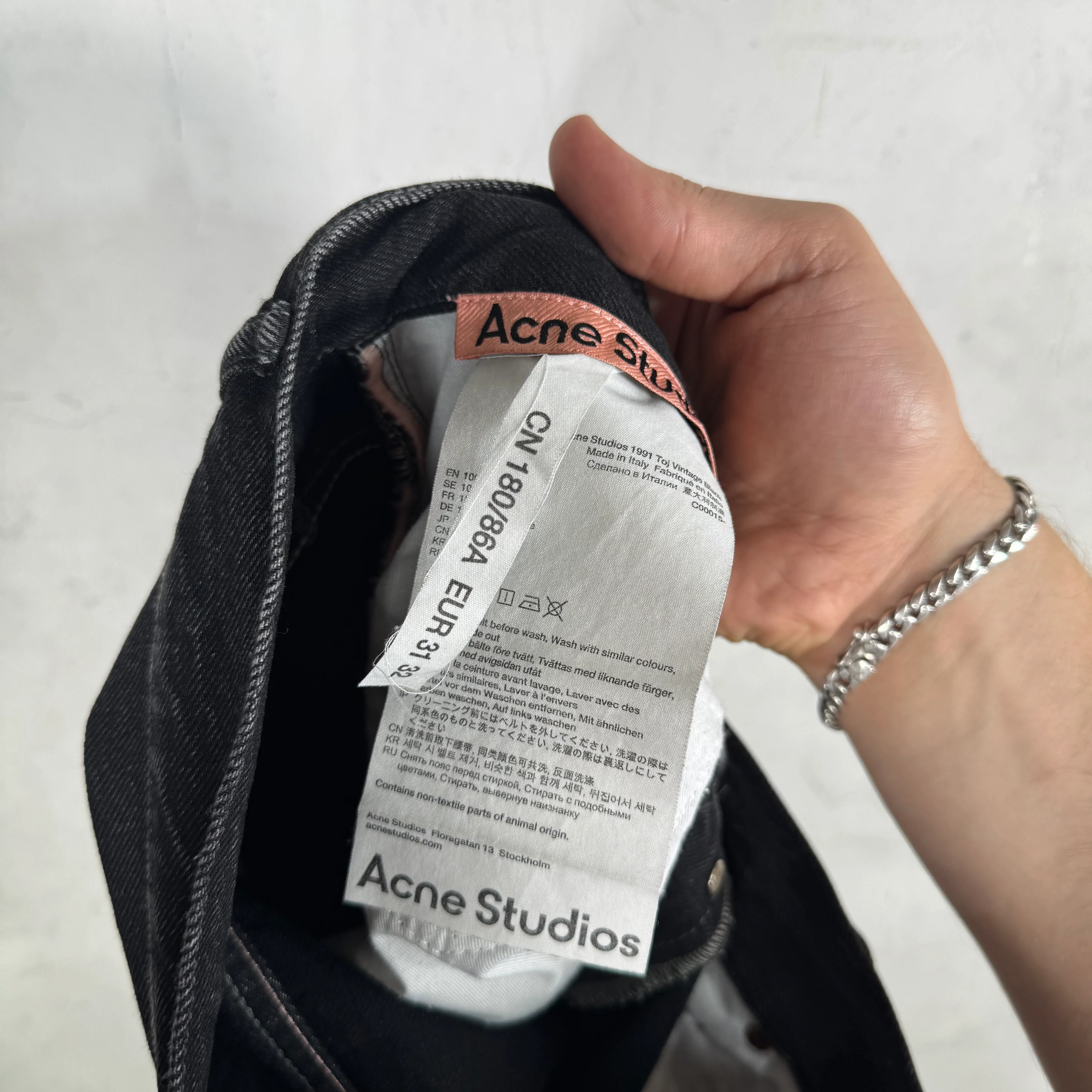 Acne Studios 1991 TOJ Black Jeans - Image 4