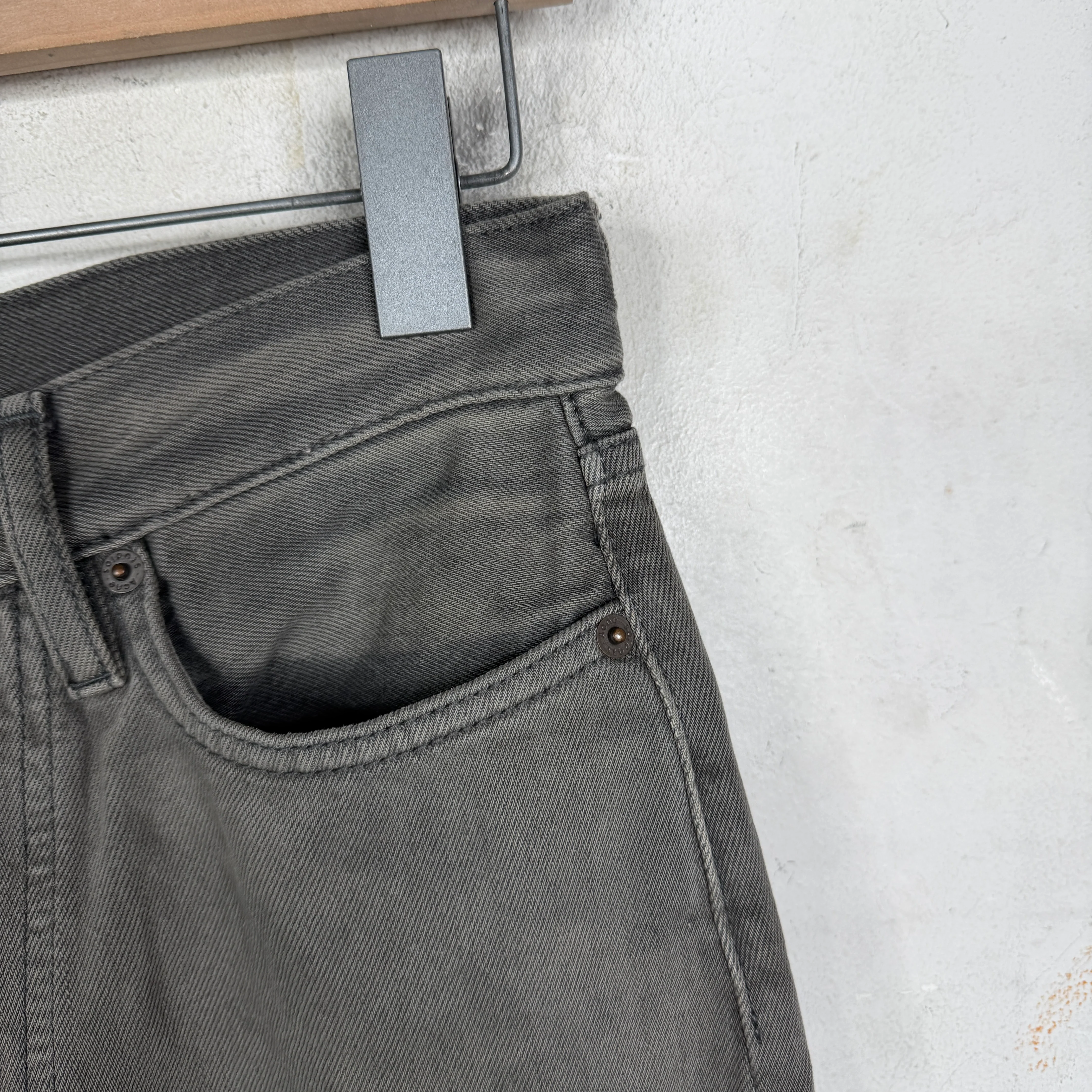 Acne Studios Altered Gray Wide Leg Jeans - Image 6