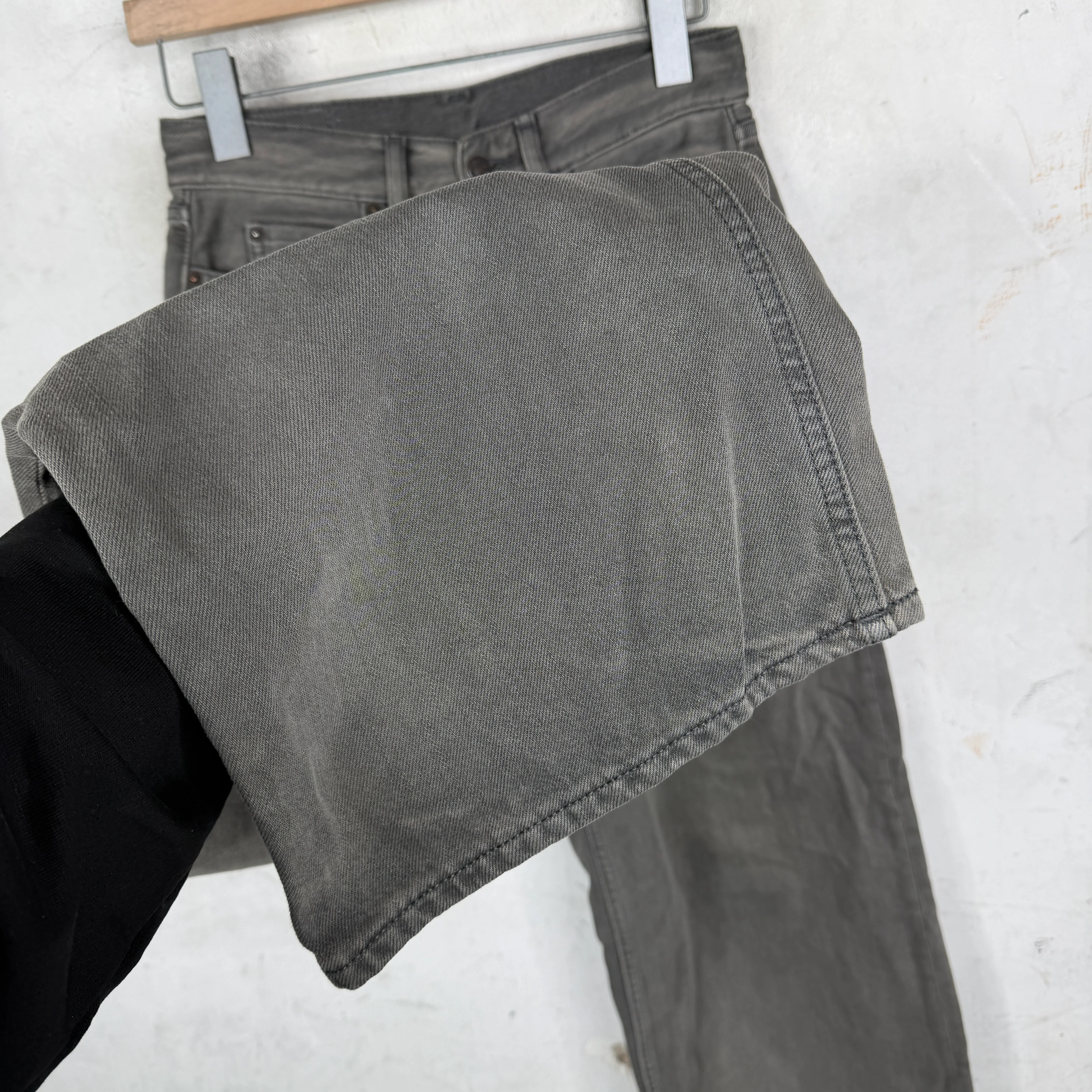Acne Studios Altered Gray Wide Leg Jeans - Image 7