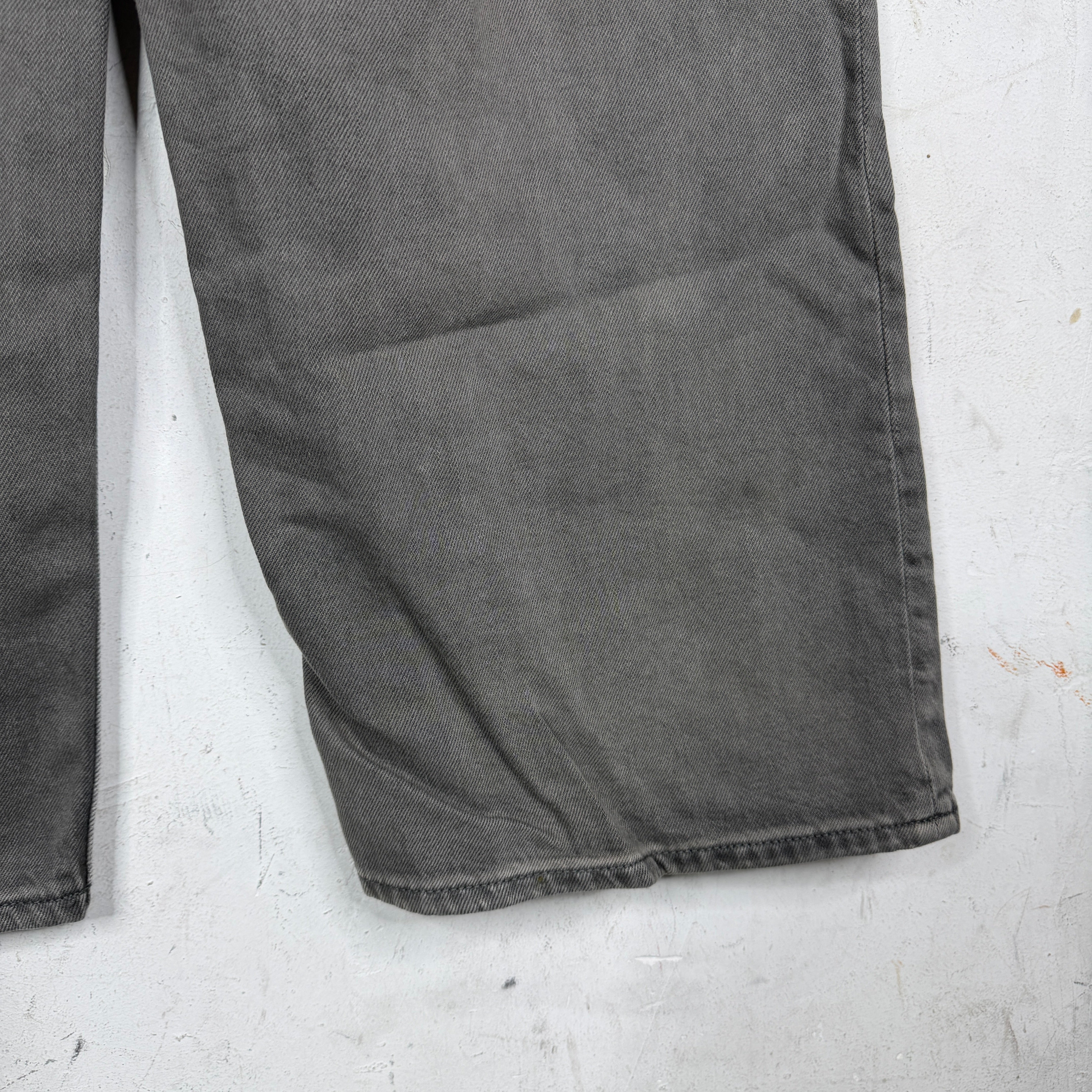 Acne Studios Altered Gray Wide Leg Jeans - Image 9