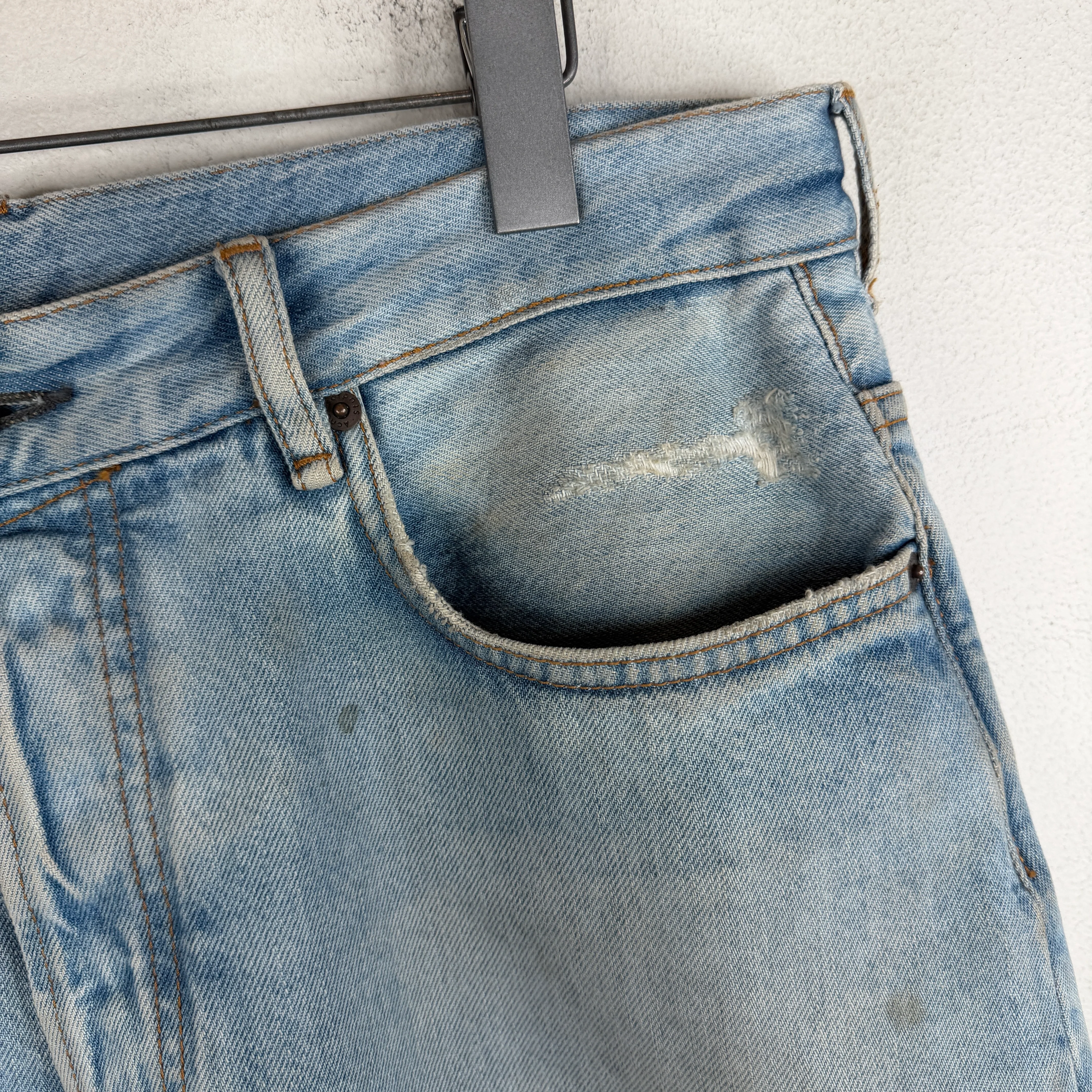 Acne Studios Long Jean Shorts - Image 4