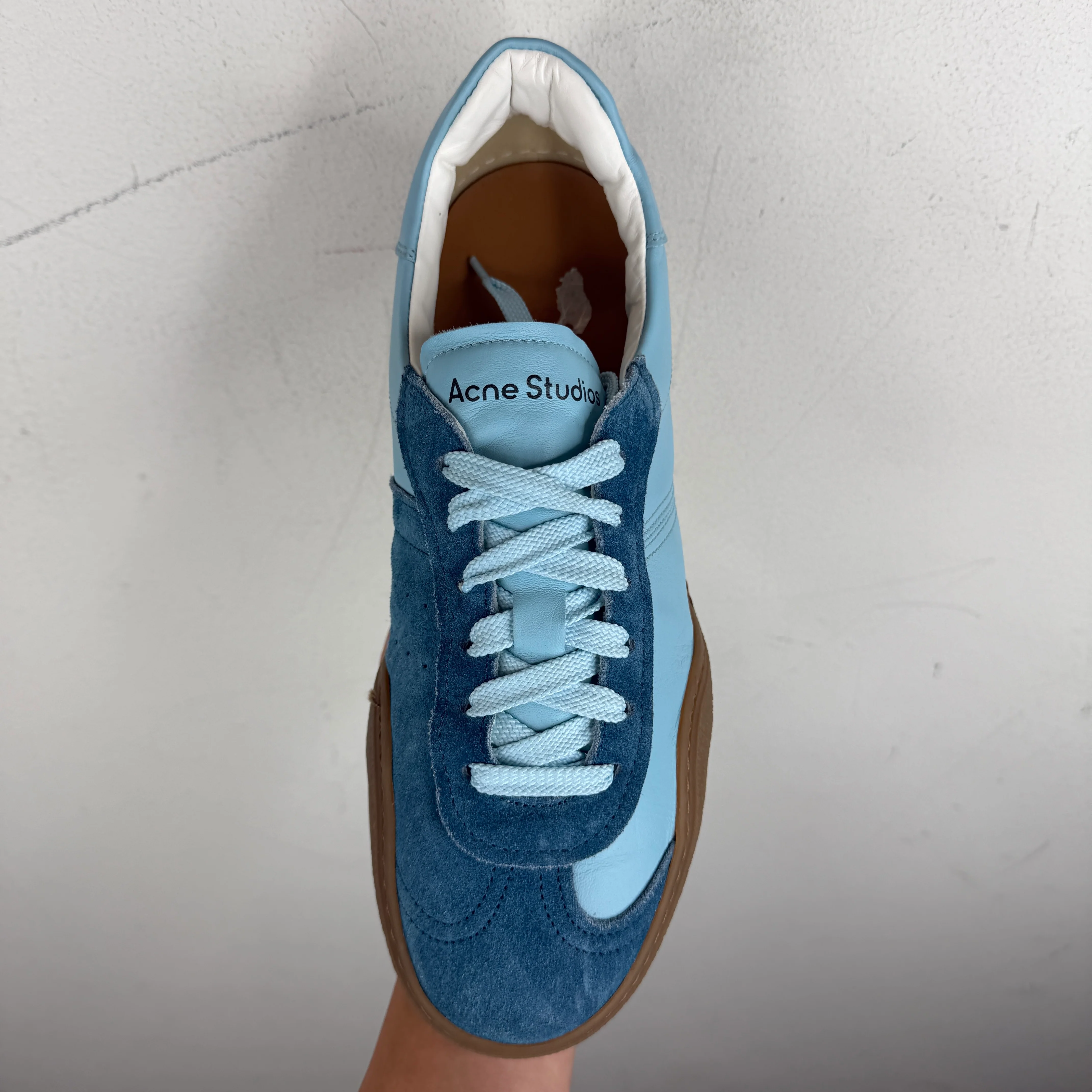 Acne Studios Bars Blue Sneakers - Image 10