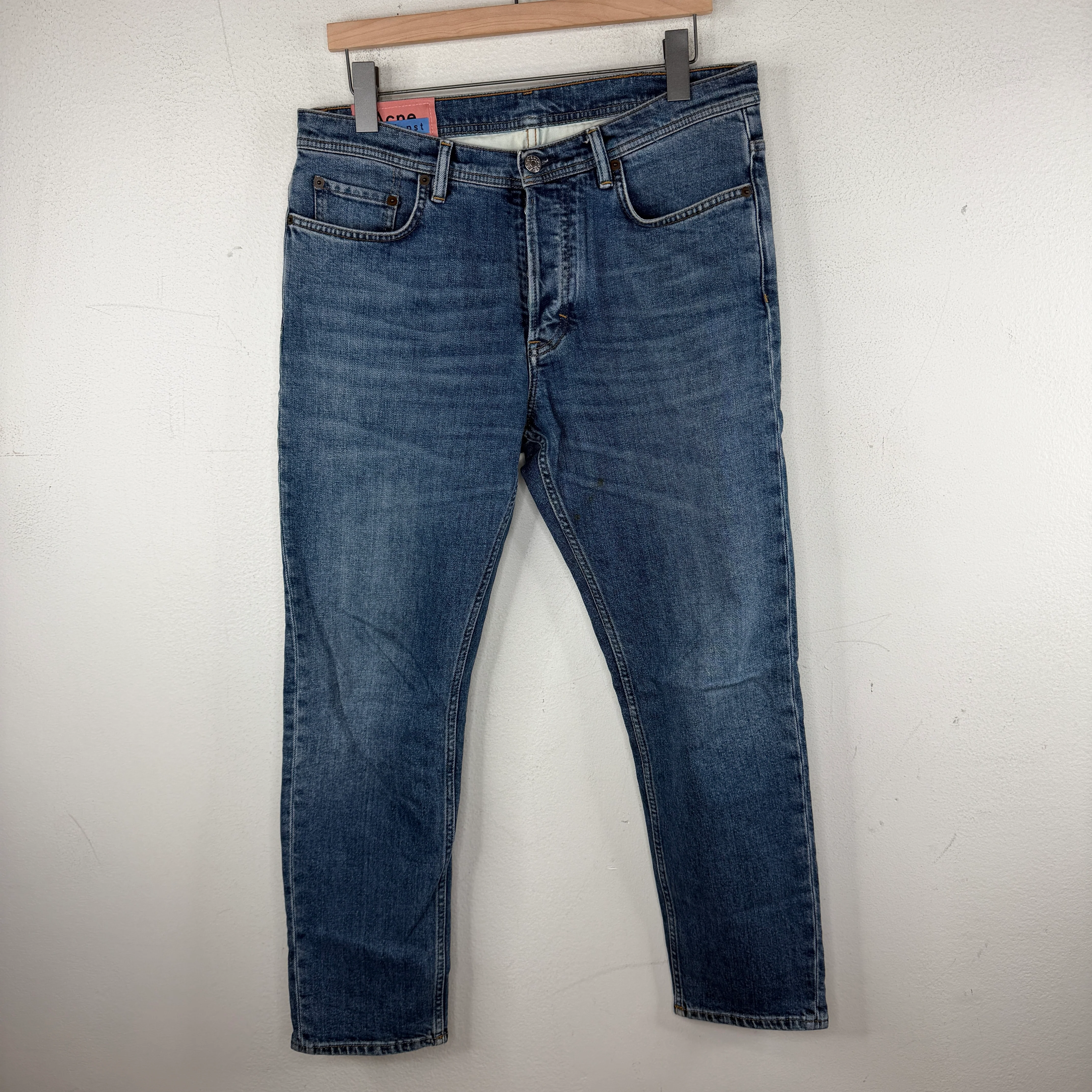 Acne Studios Bla Konst Blue Skinny Jeans