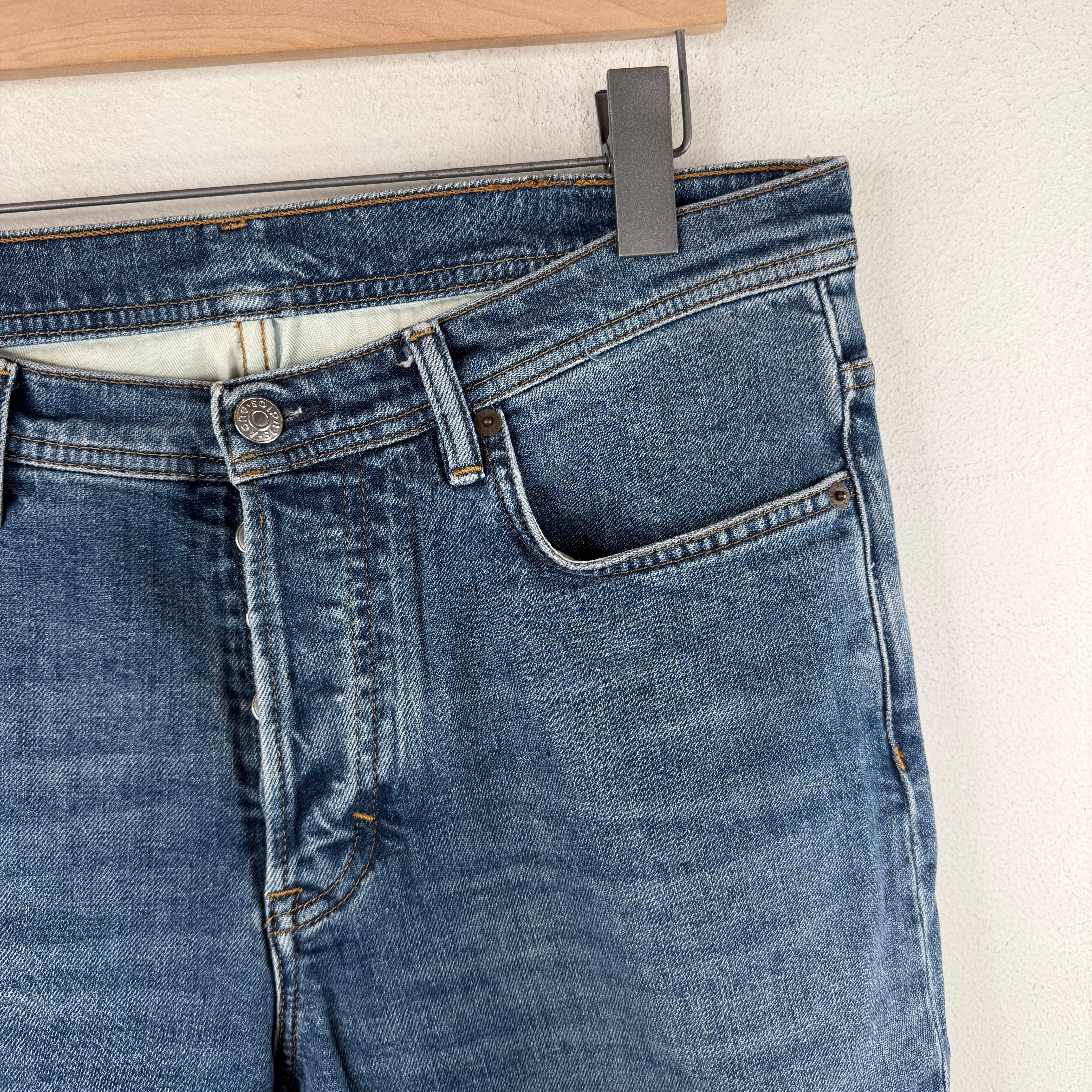 Acne Studios Bla Konst Blue Skinny Jeans - Image 7