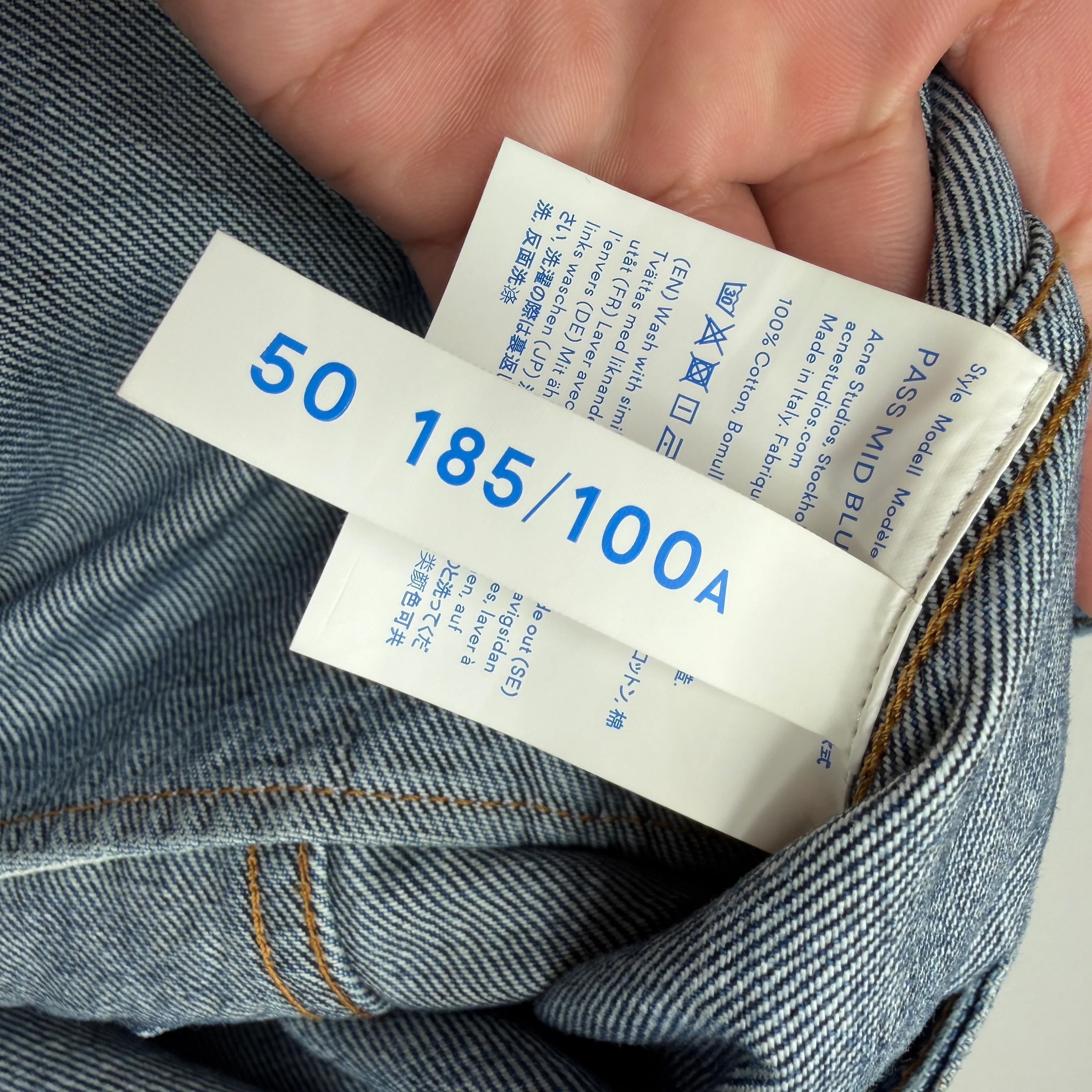 Acne Studios Bla Konst Denim Jacket - Image 4