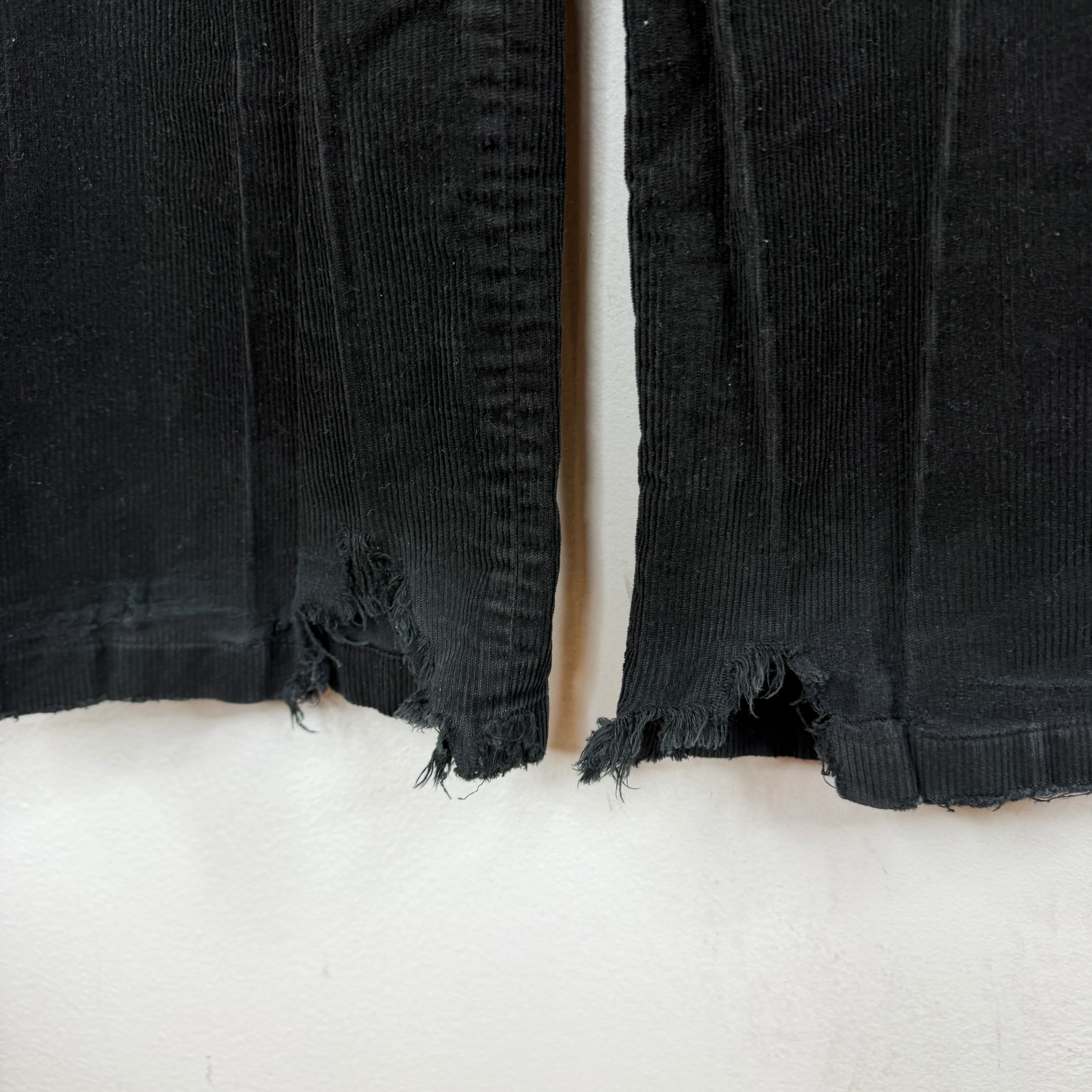 Acne Studios Black Corduroy Cargo Pants - Image 8