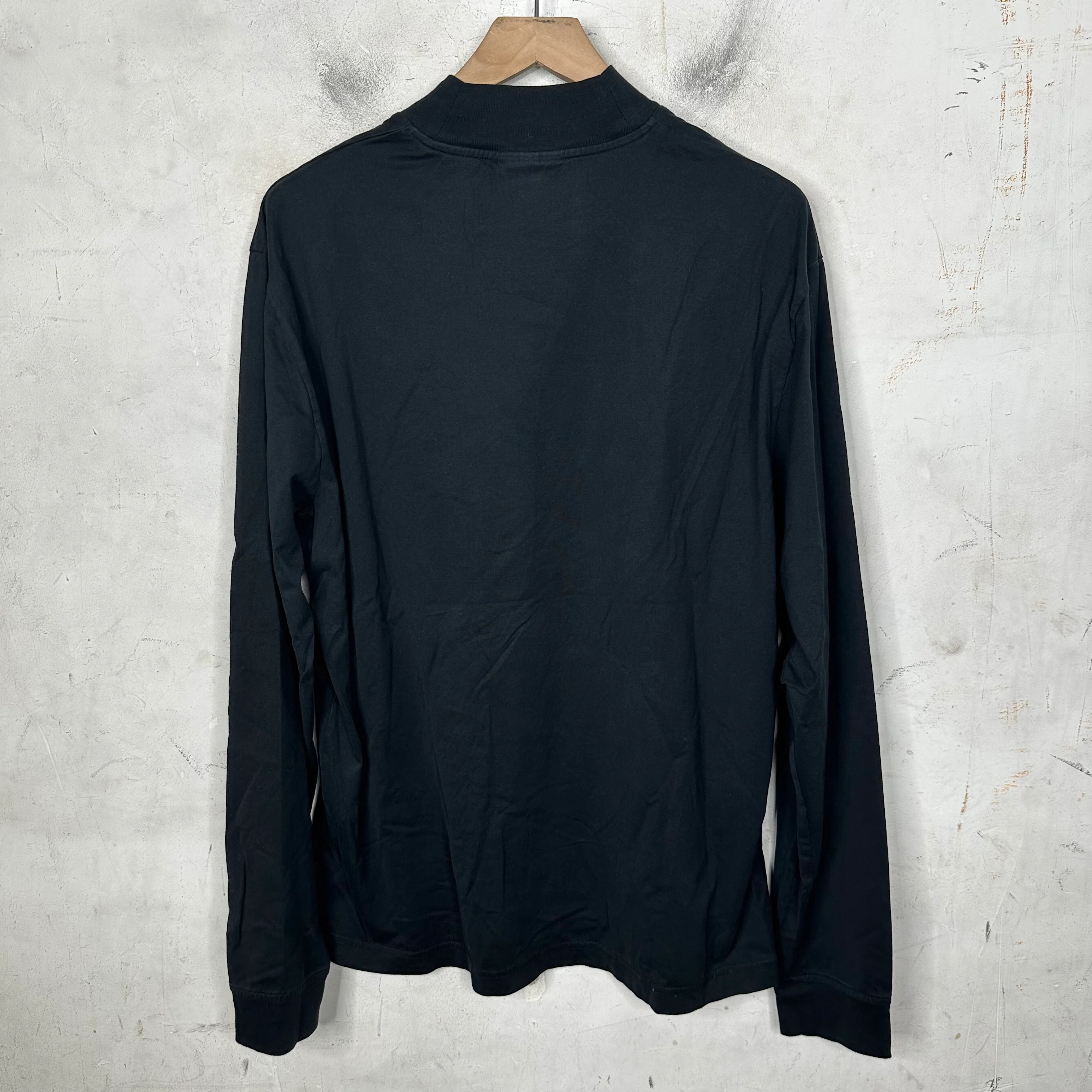 Acne Studios Black L/S Mockneck T-Shirt - Image 2