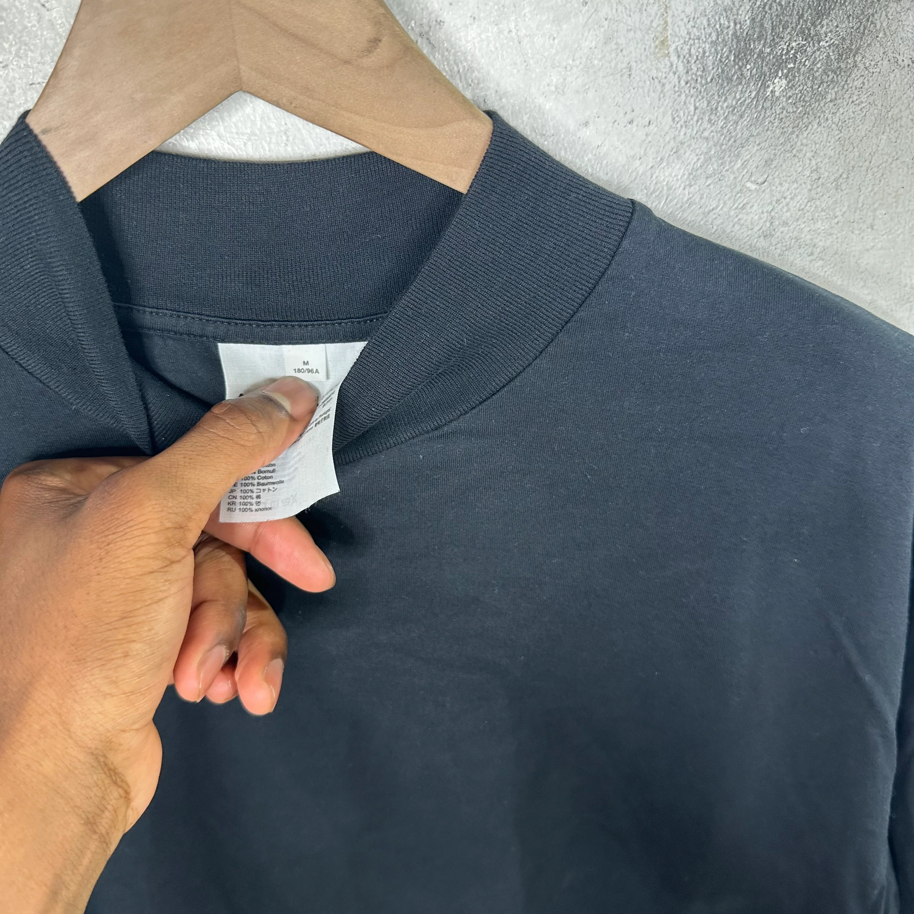 Acne Studios Black L/S Mockneck T-Shirt - Image 3