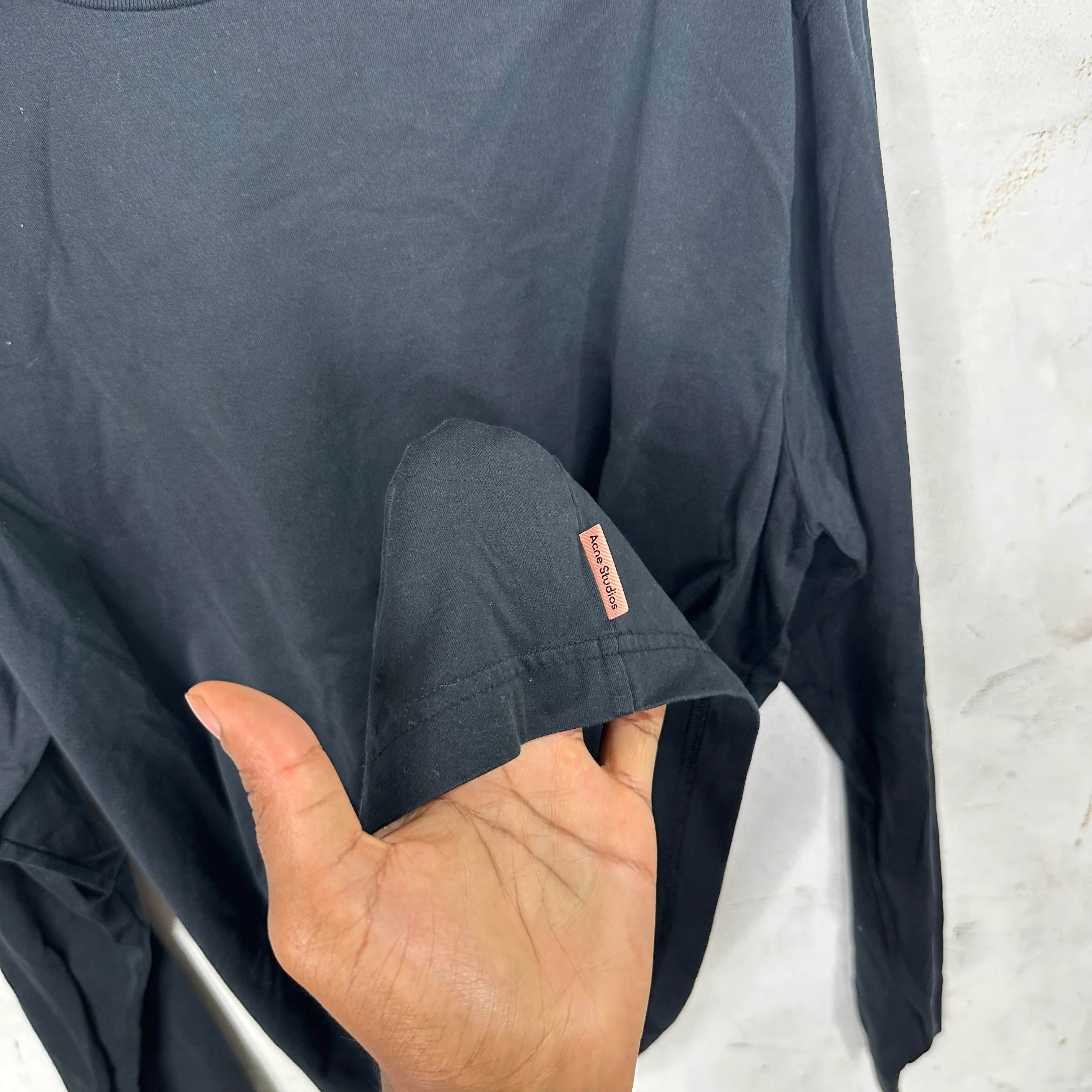 Acne Studios Black L/S Mockneck T-Shirt - Image 4