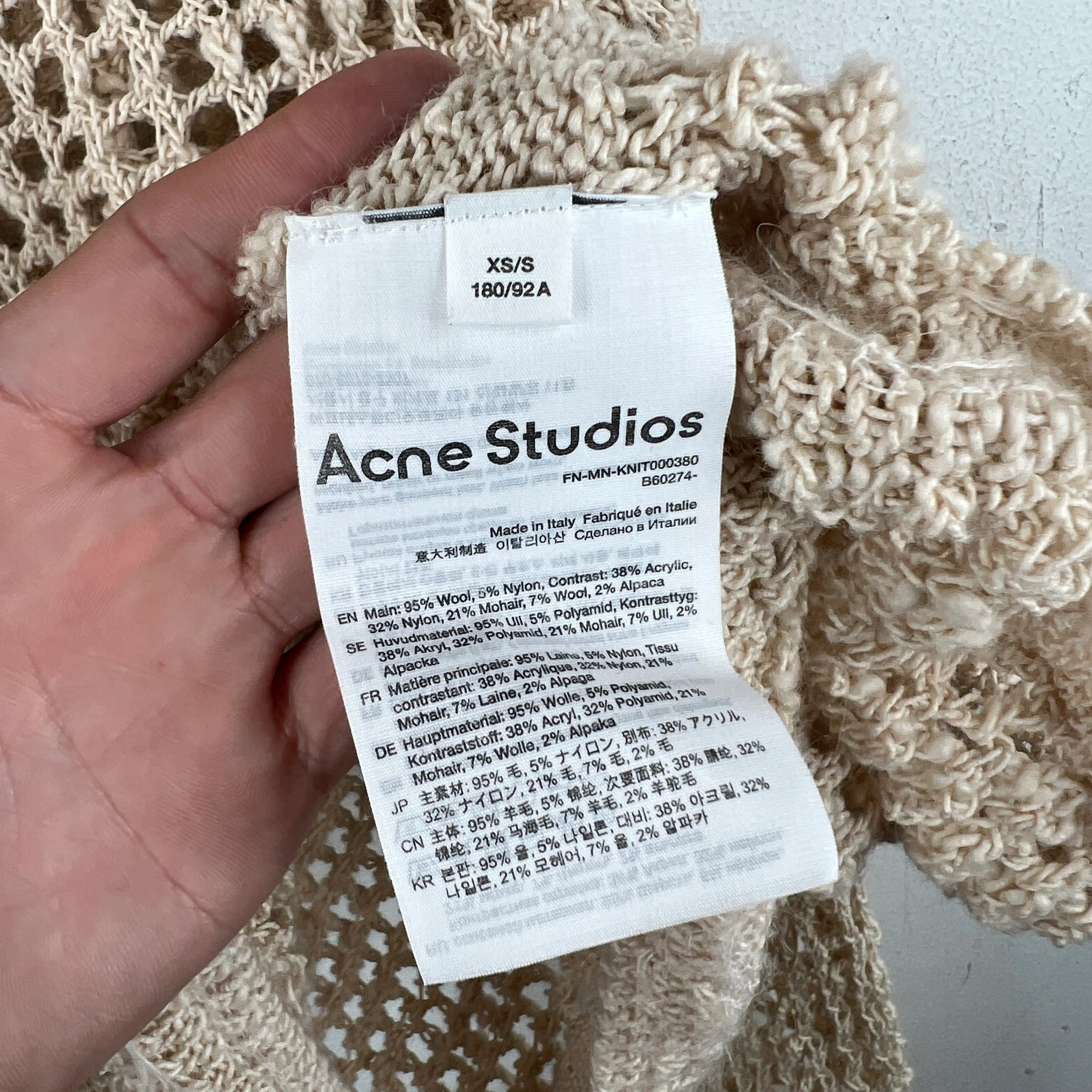 Acne Studios Crochet Knitted Sweater - Image 4
