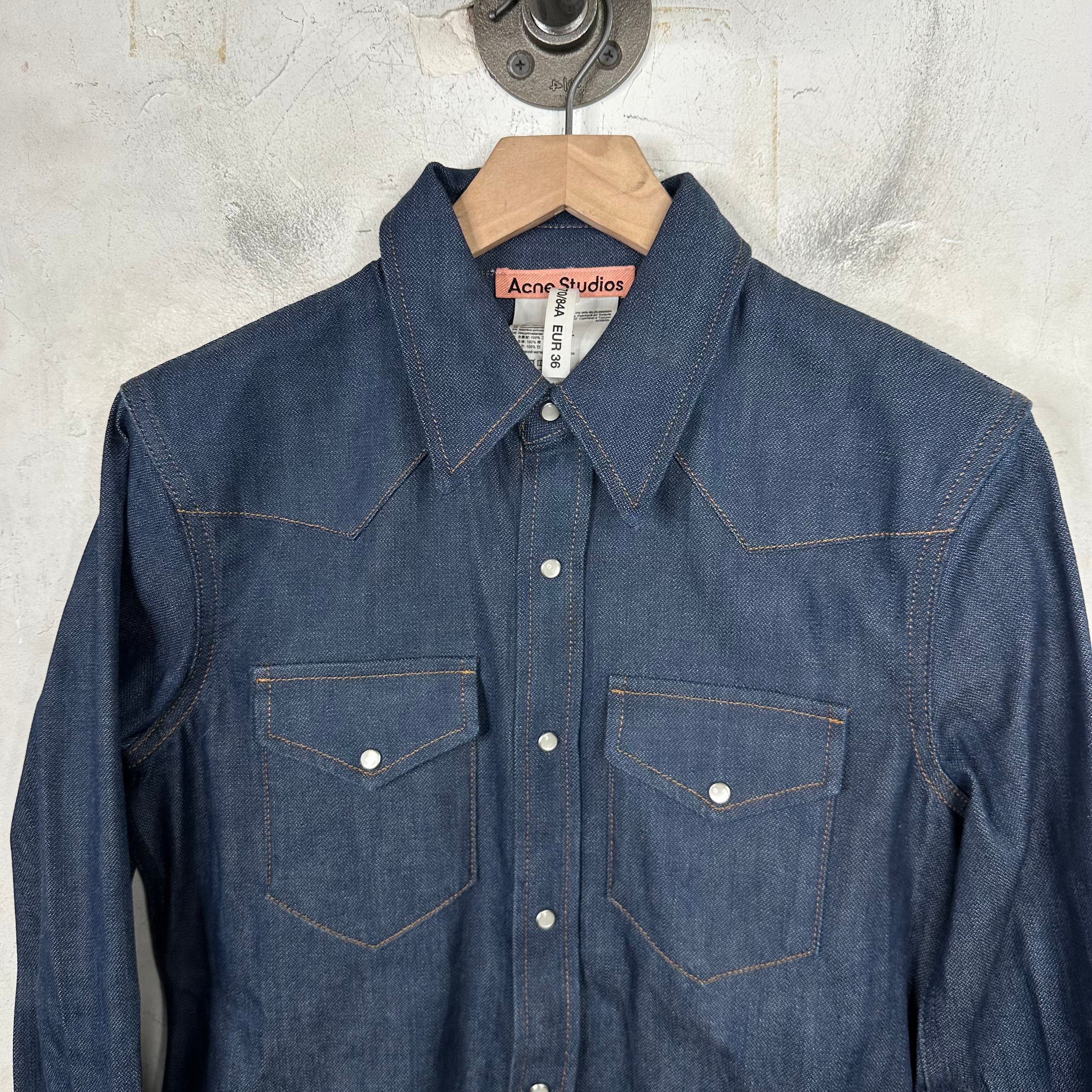 Acne Studios Denim Tiny Overshirt - Image 3
