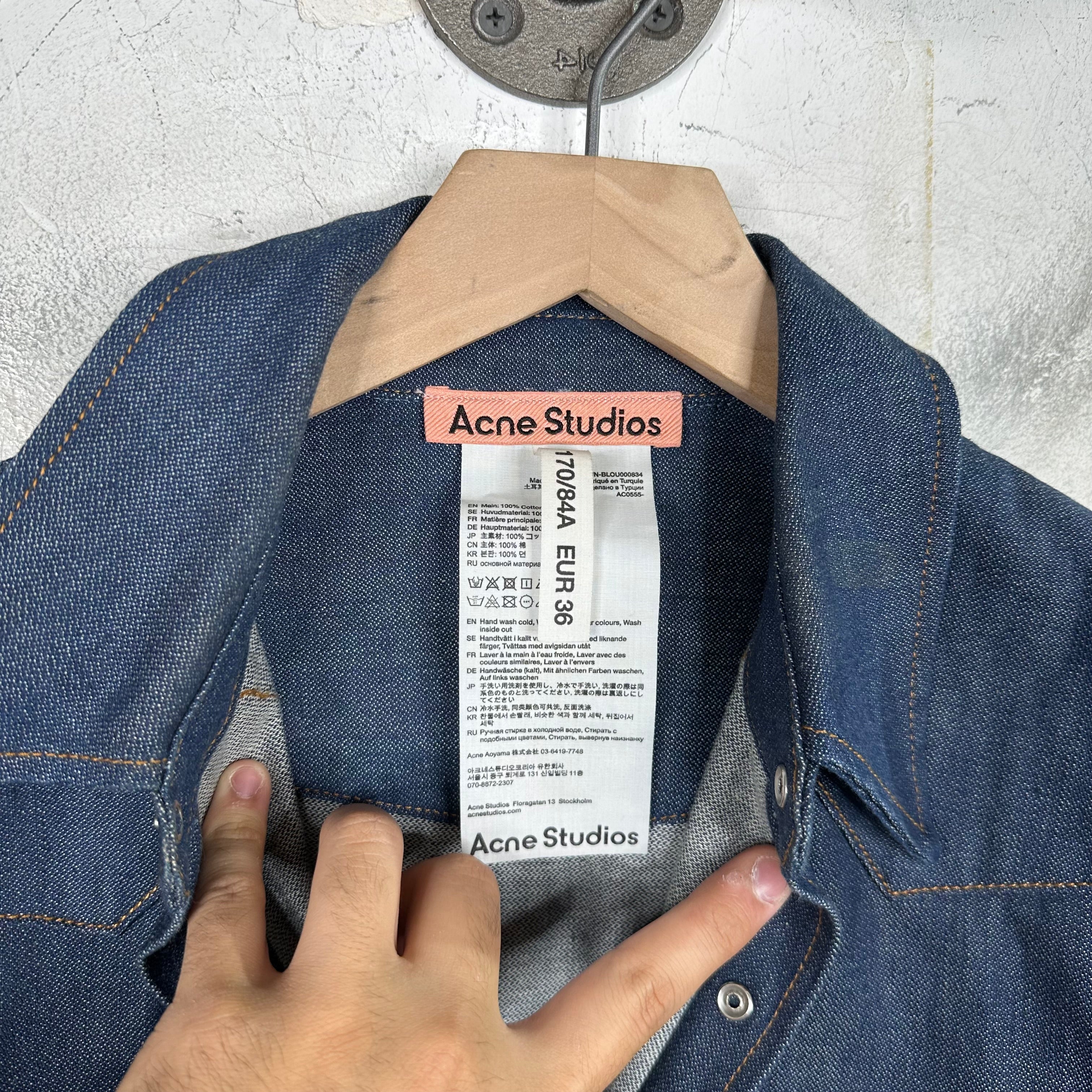 Acne Studios Denim Tiny Overshirt - Image 5