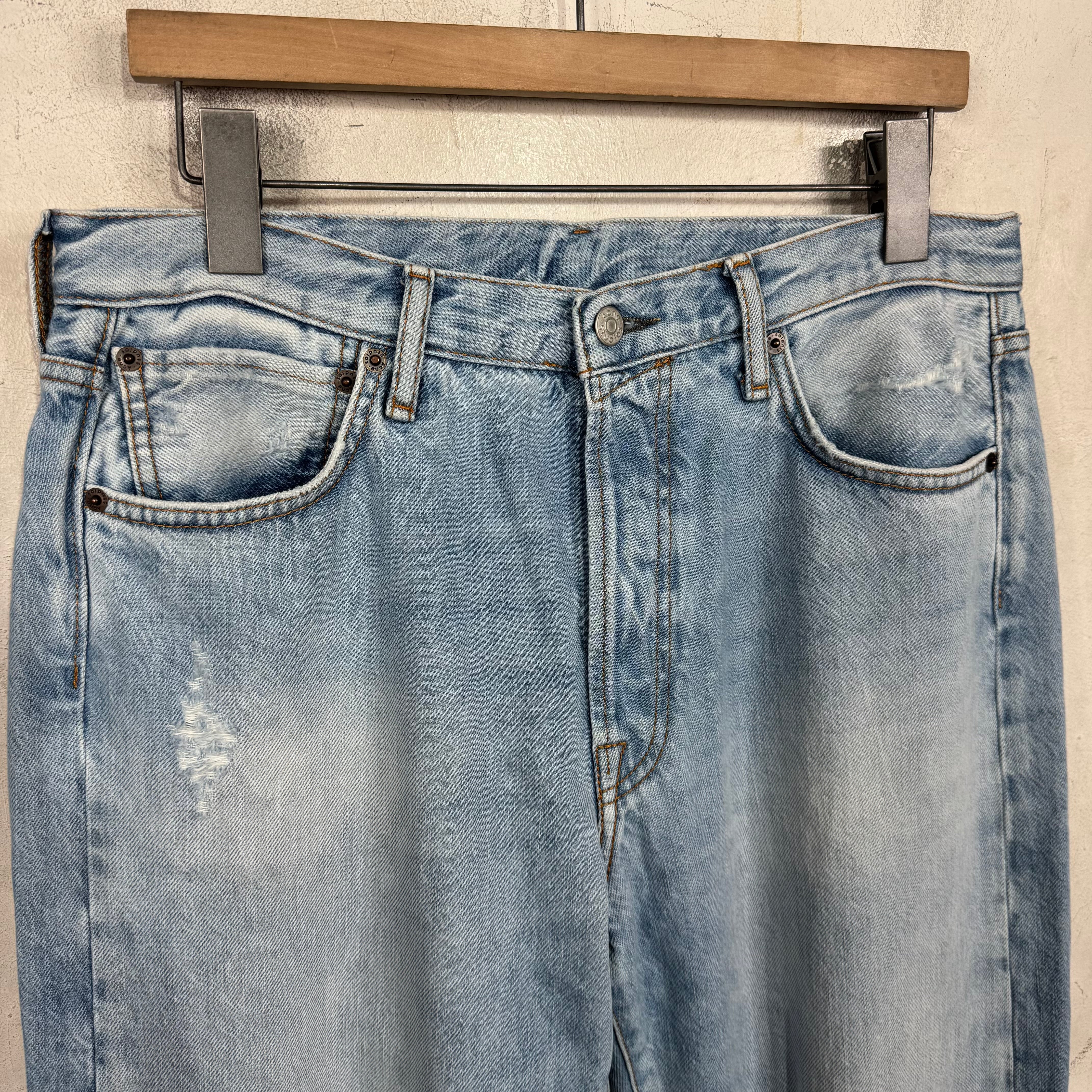Acne Studios Lightwash Straight Jeans - Image 4