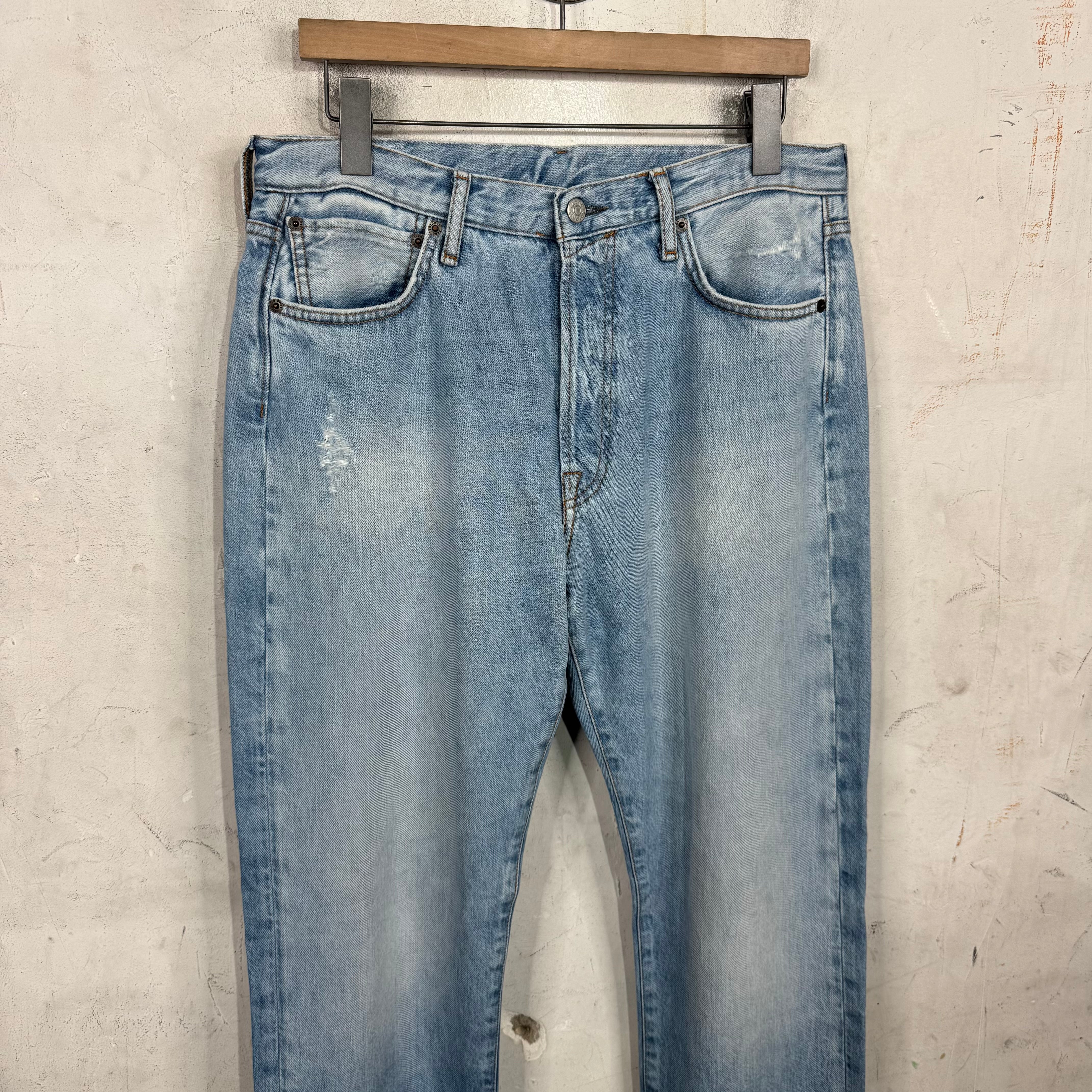 Acne Studios Lightwash Straight Jeans - Image 5
