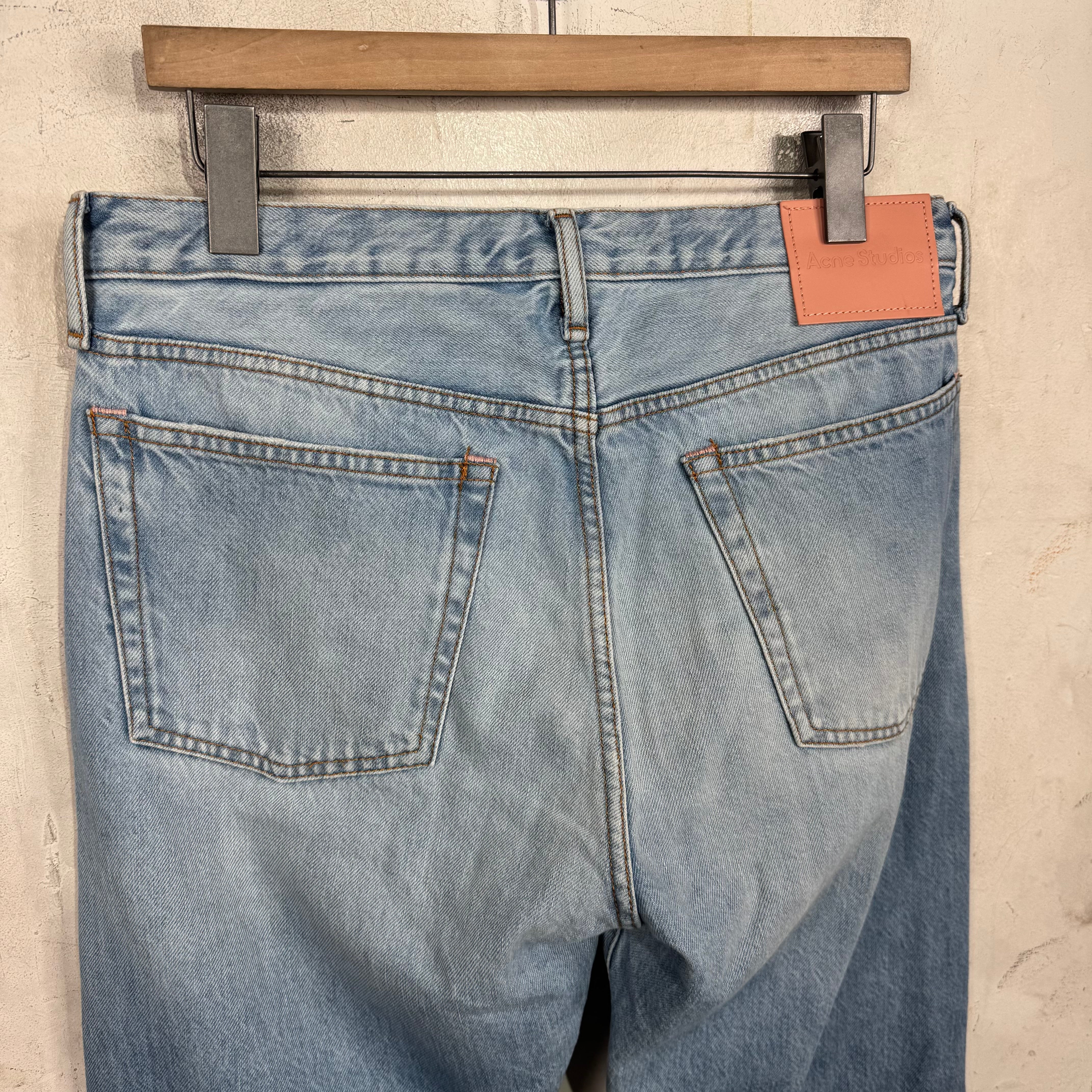 Acne Studios Lightwash Straight Jeans - Image 8