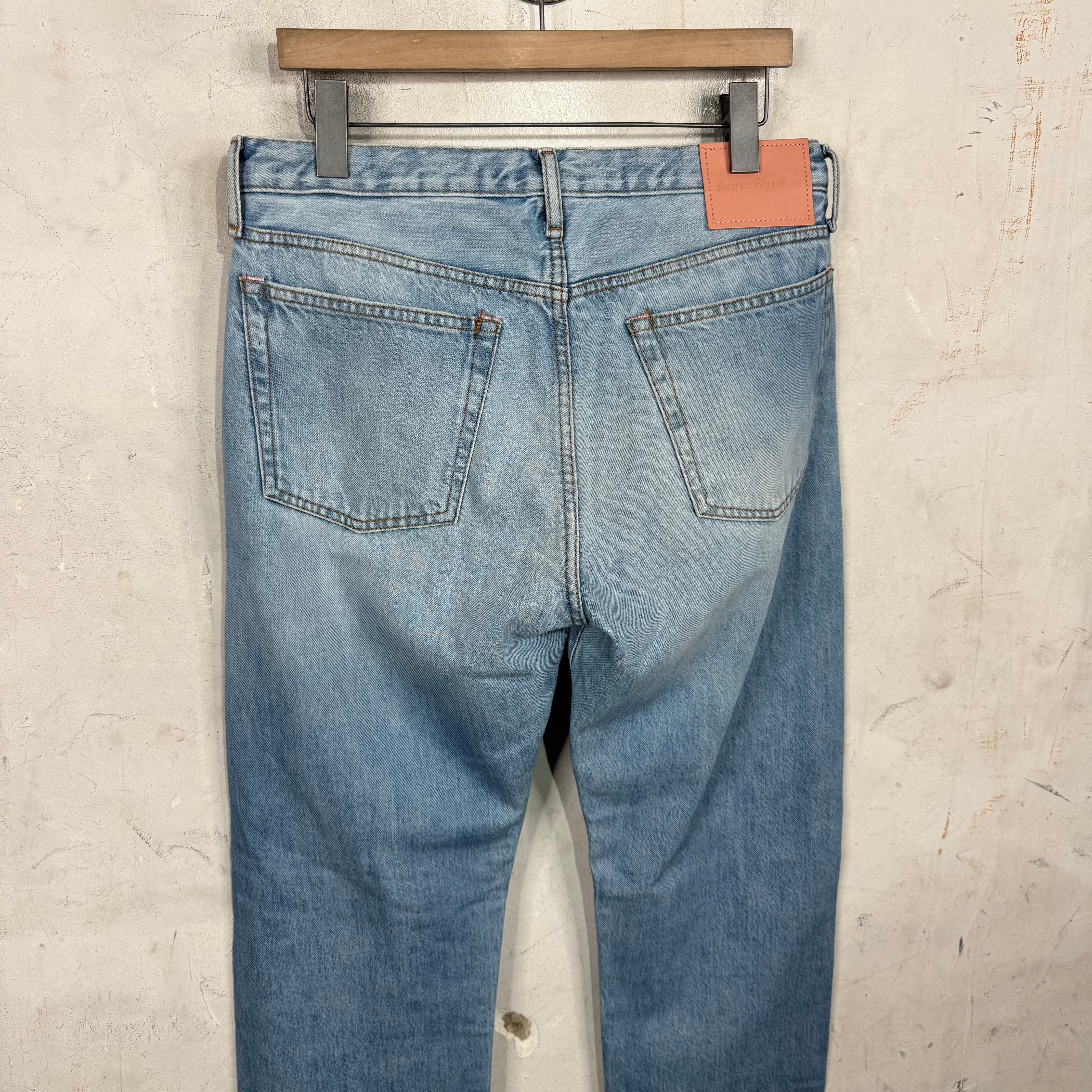 Acne Studios Lightwash Straight Jeans - Image 9