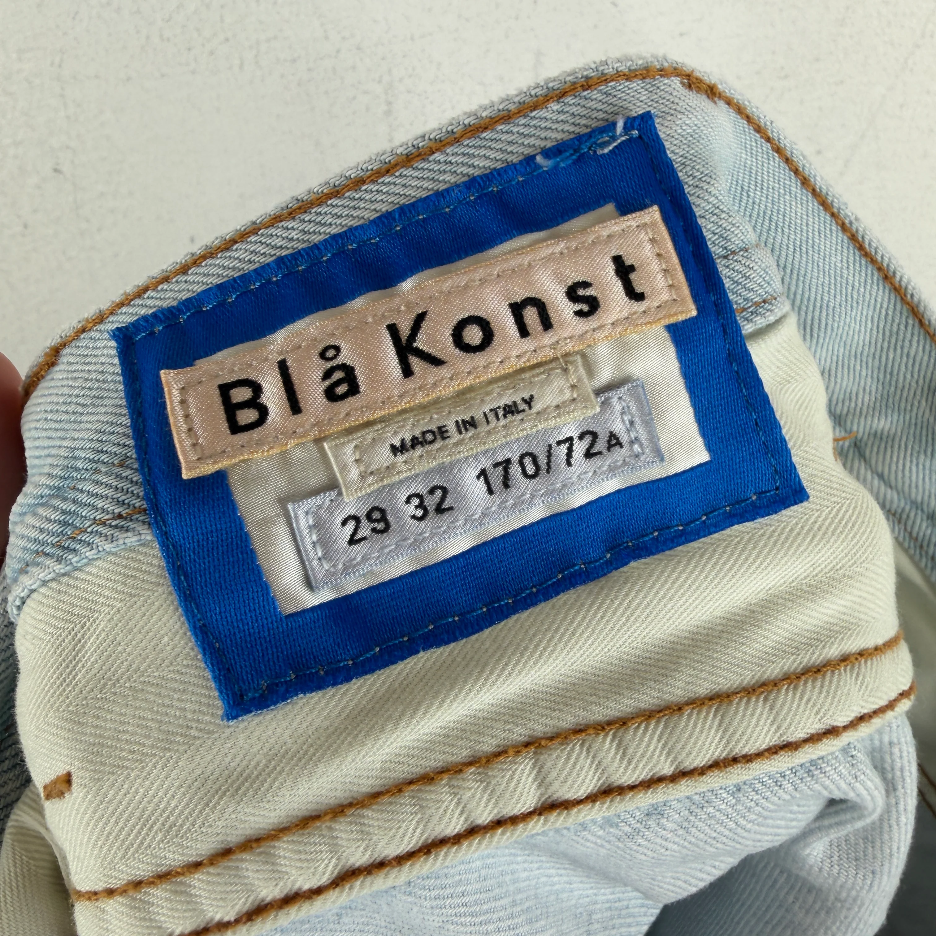 Acne Studios Log LT Blue Jeans - Image 4