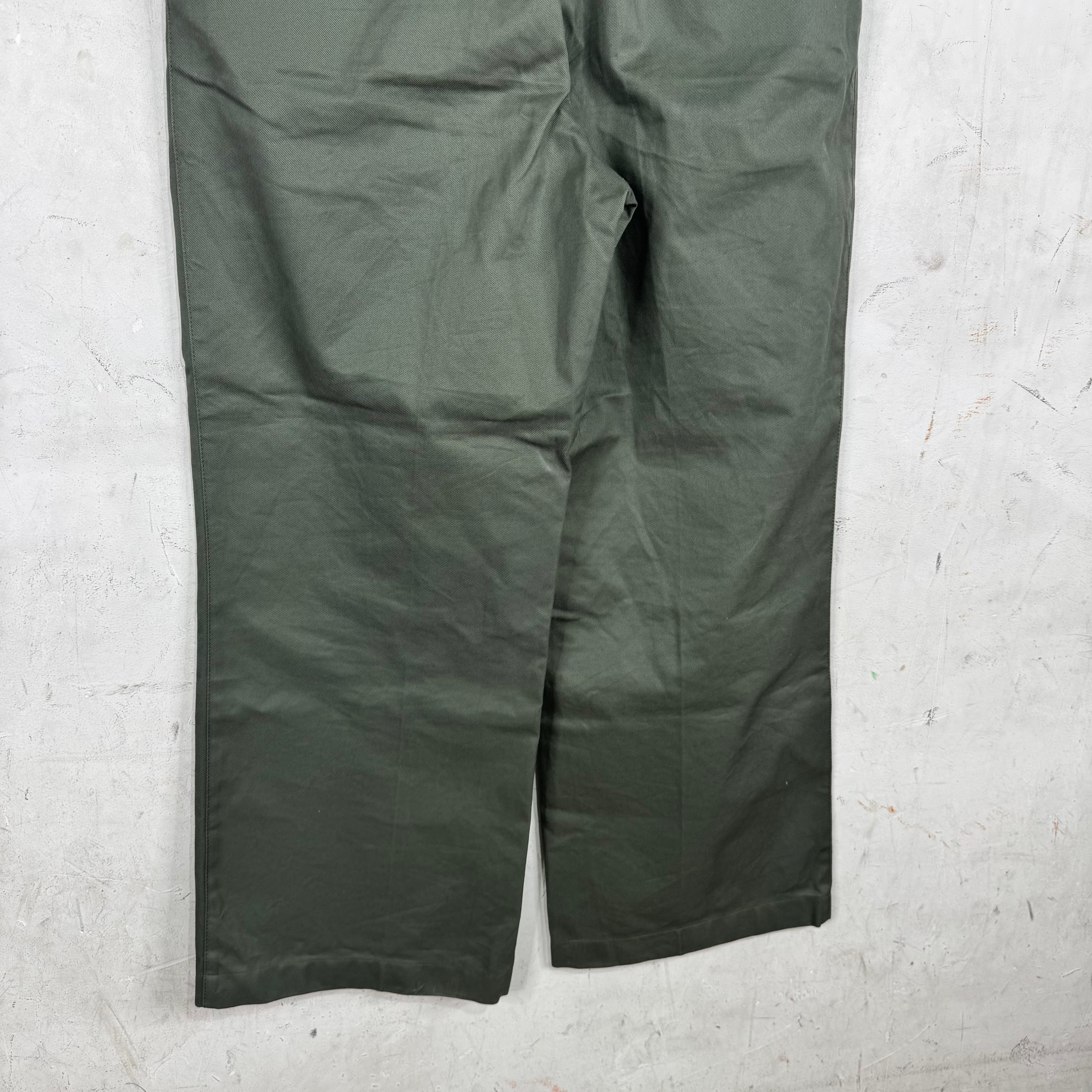 Acne Studios Olive Canvas Work Pants - Image 11