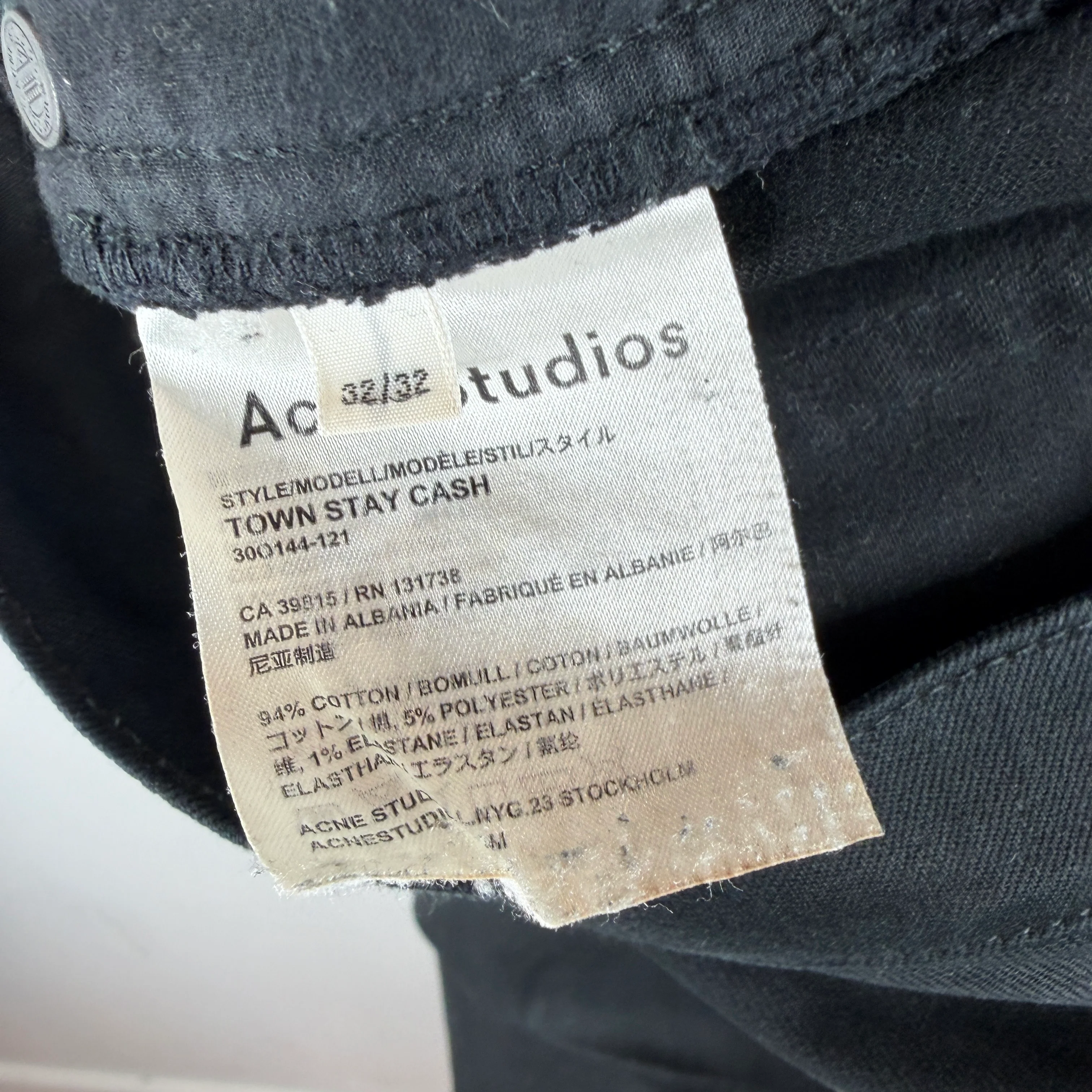 Acne Studios Town Stay Cash Slim Jeans - Image 4