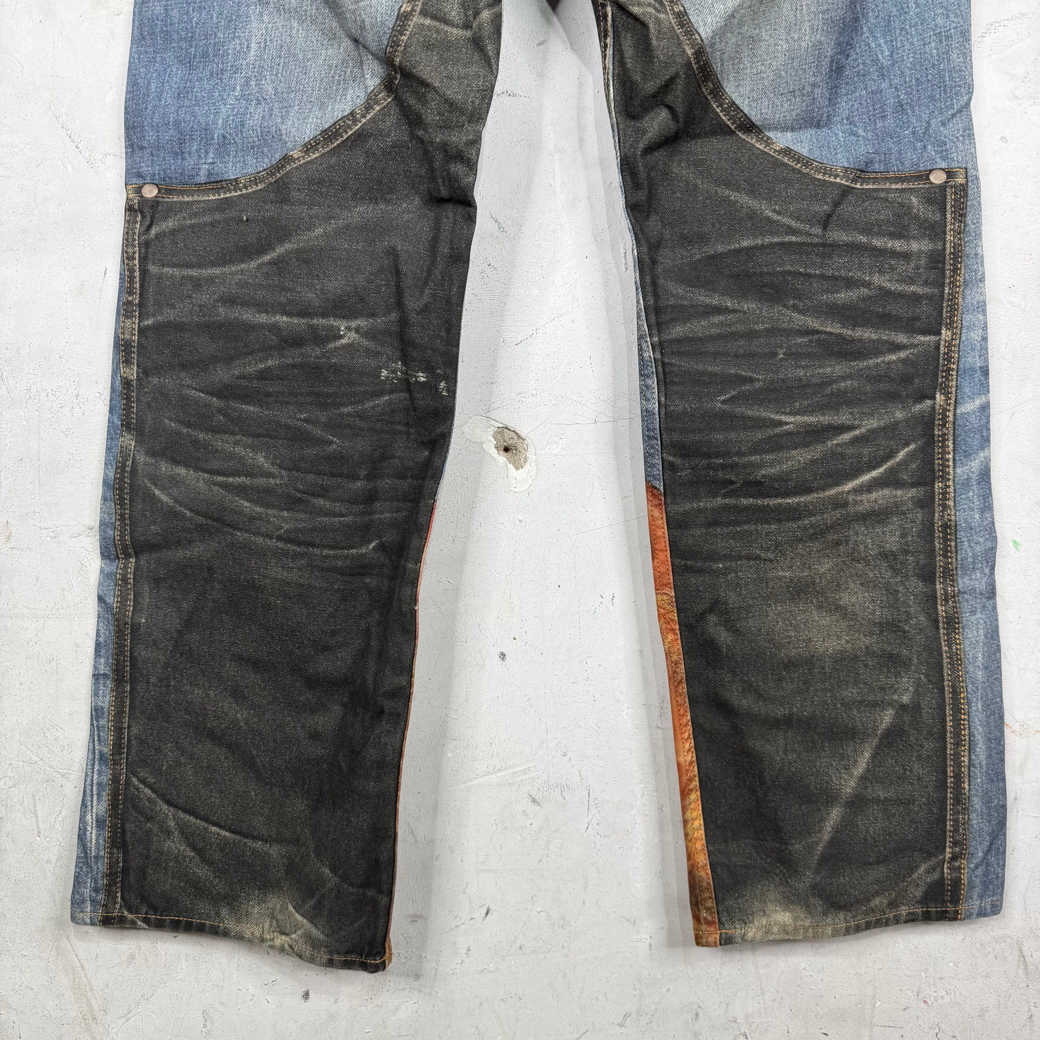 Acne Studios Trompe Chaps Jeans - Image 7