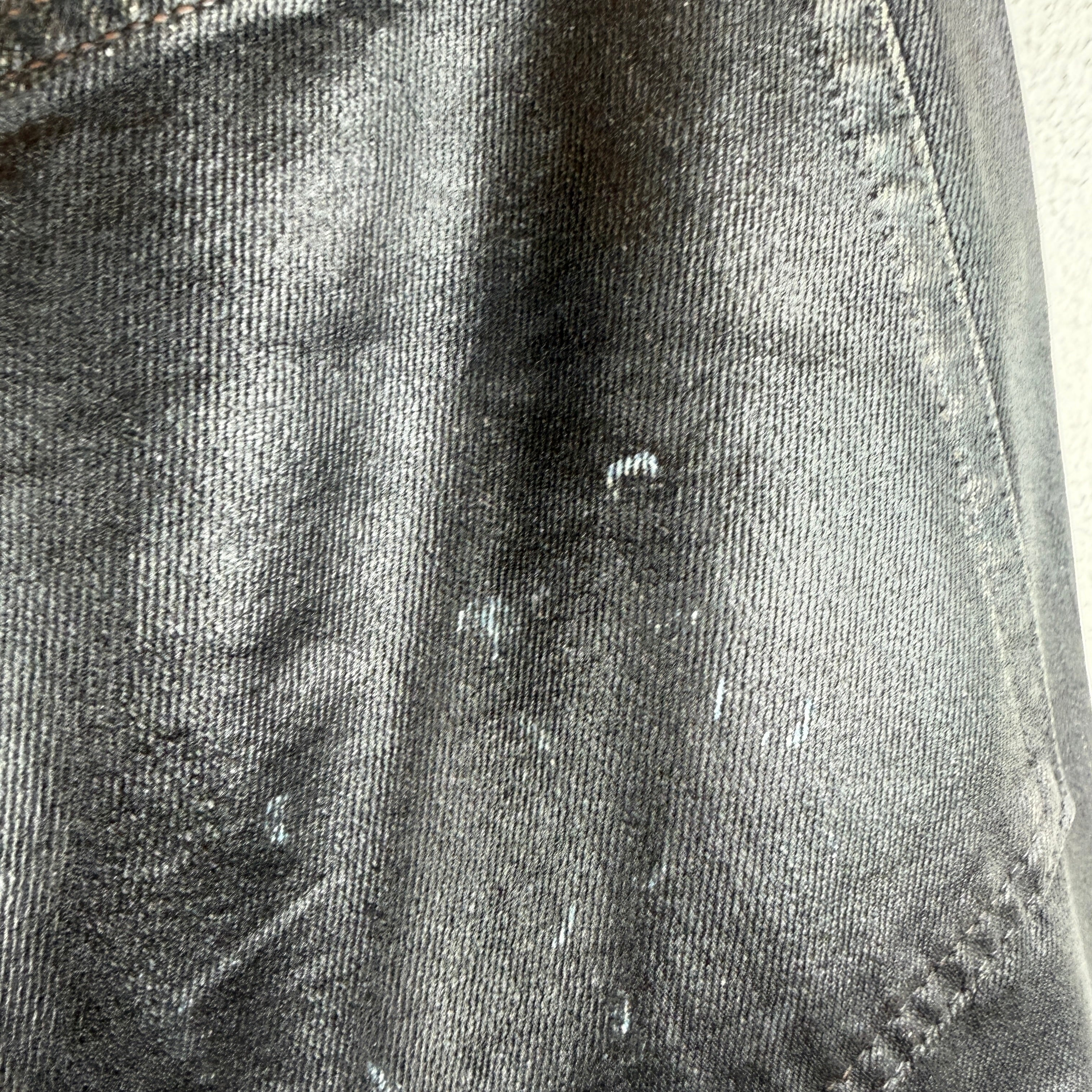 Acne Studios 2021M Charcoal Waxed Denim Jeans - Image 12