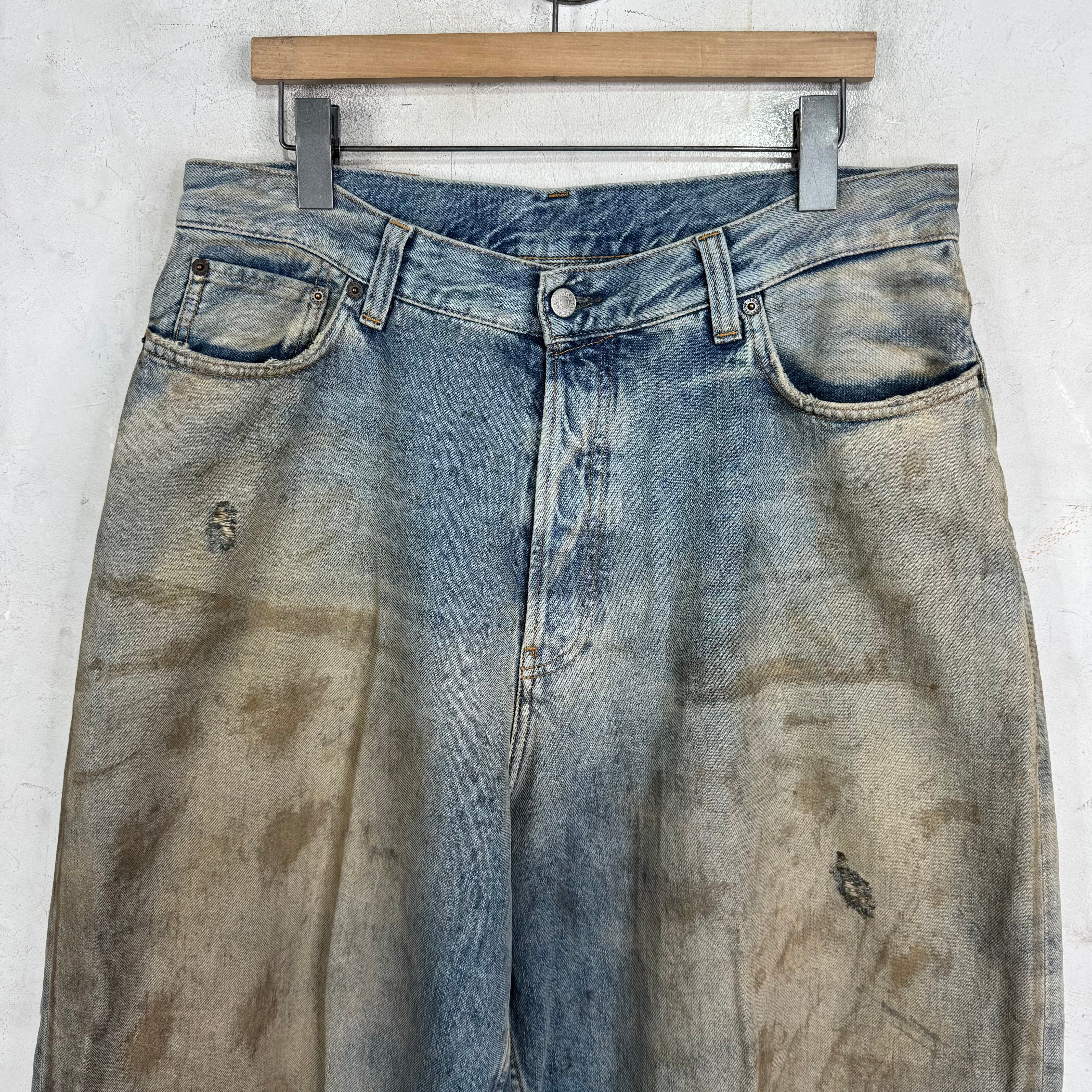 Acne Studios Wide Leg Penicillin Jeans - Image 4
