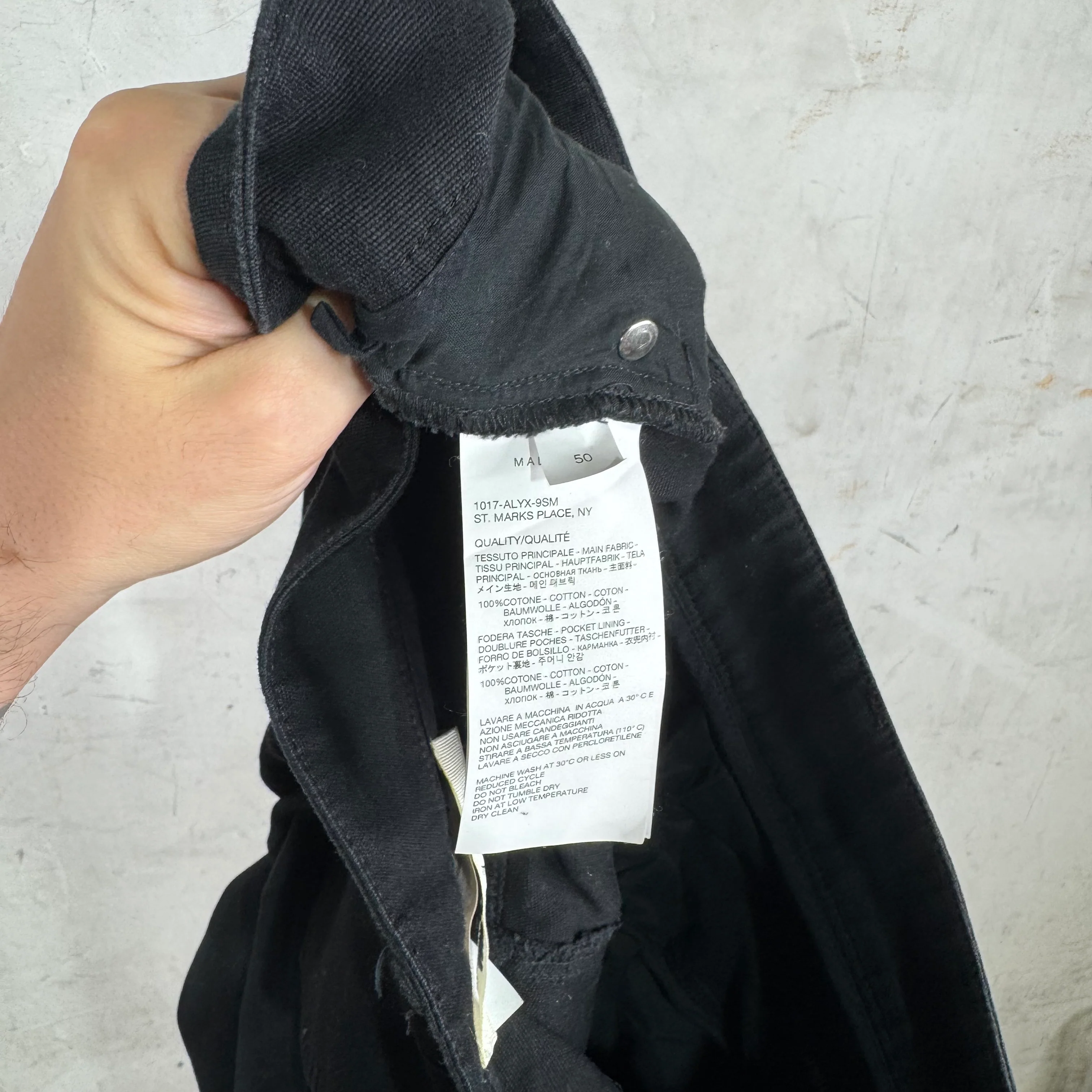 Alyx Baggy Double Zipped Cargo Pants - Image 4