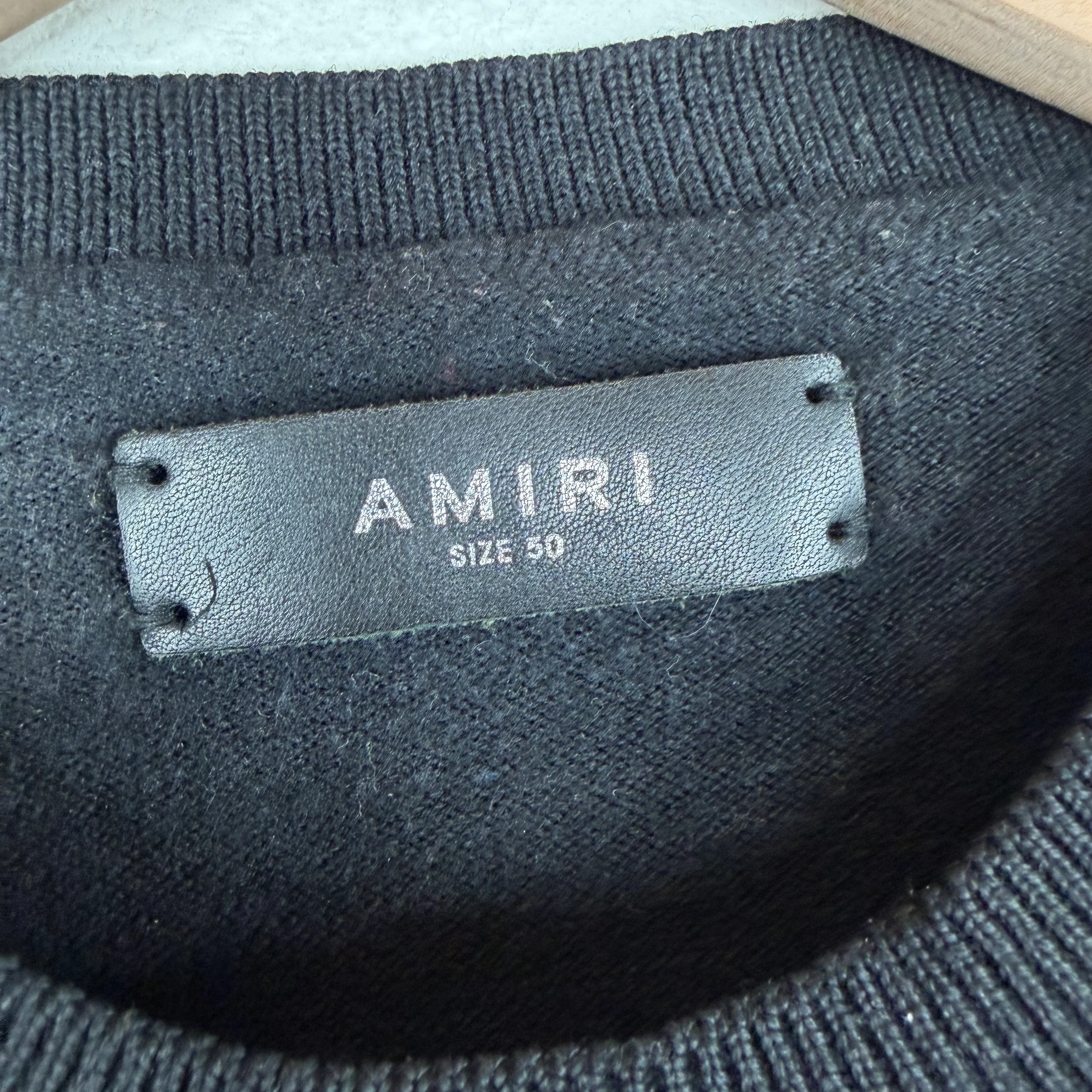 Amiri Black Wool Sweater - Image 3