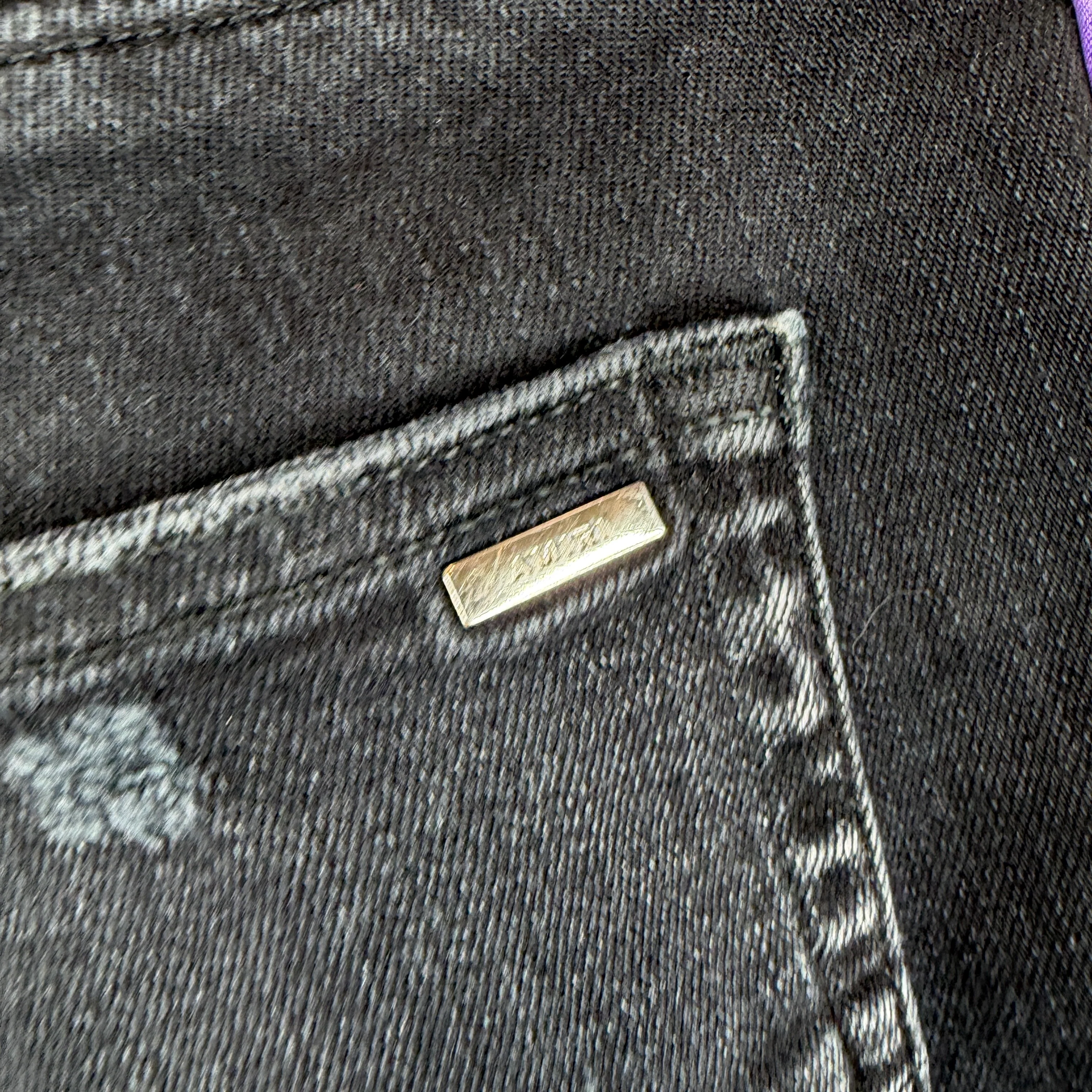 Amiri Purple/Yellow Striped Jeans - Image 13