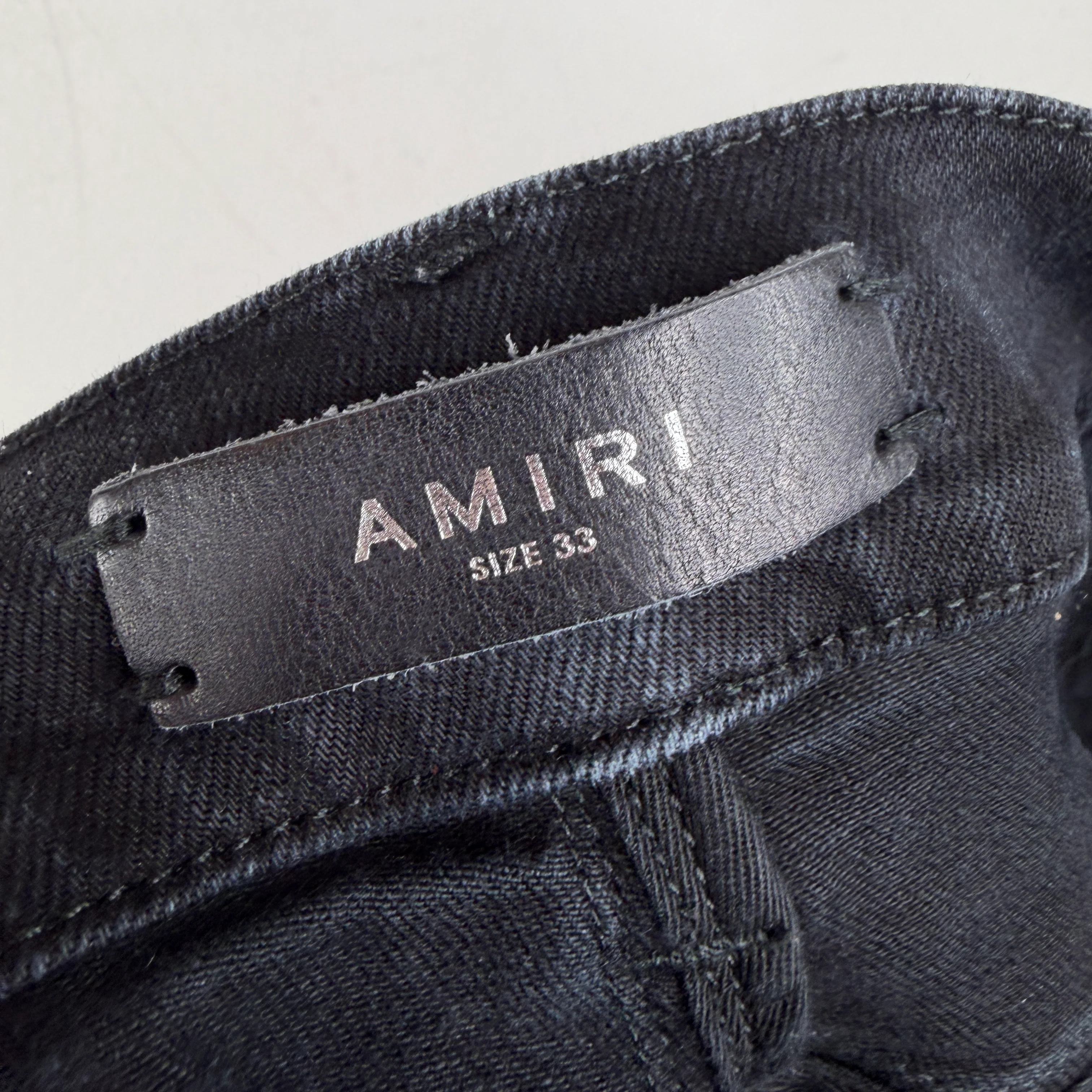 Amiri Purple/Yellow Striped Jeans - Image 3