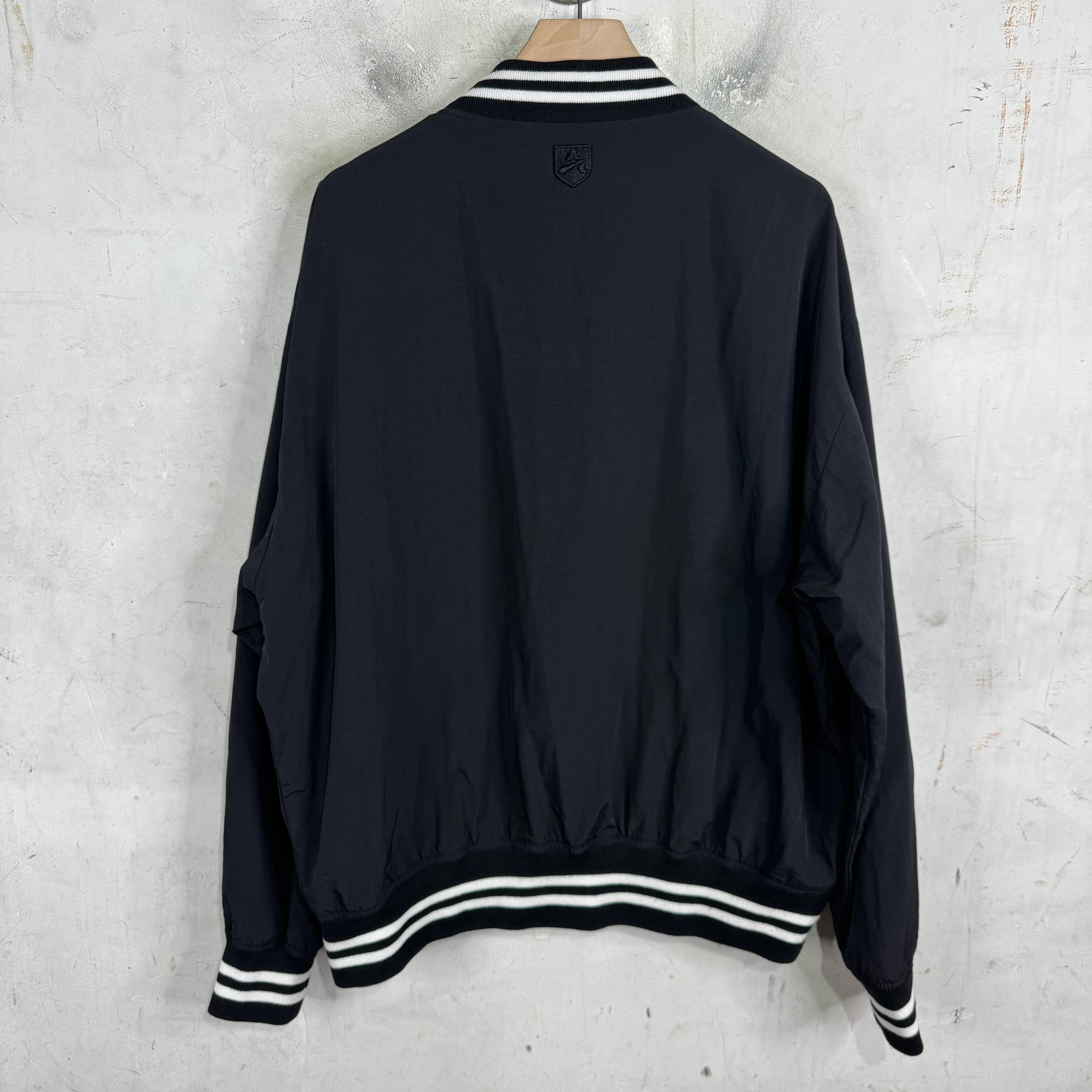 Avirex Leather Script Windbreaker Jacket - Image 2