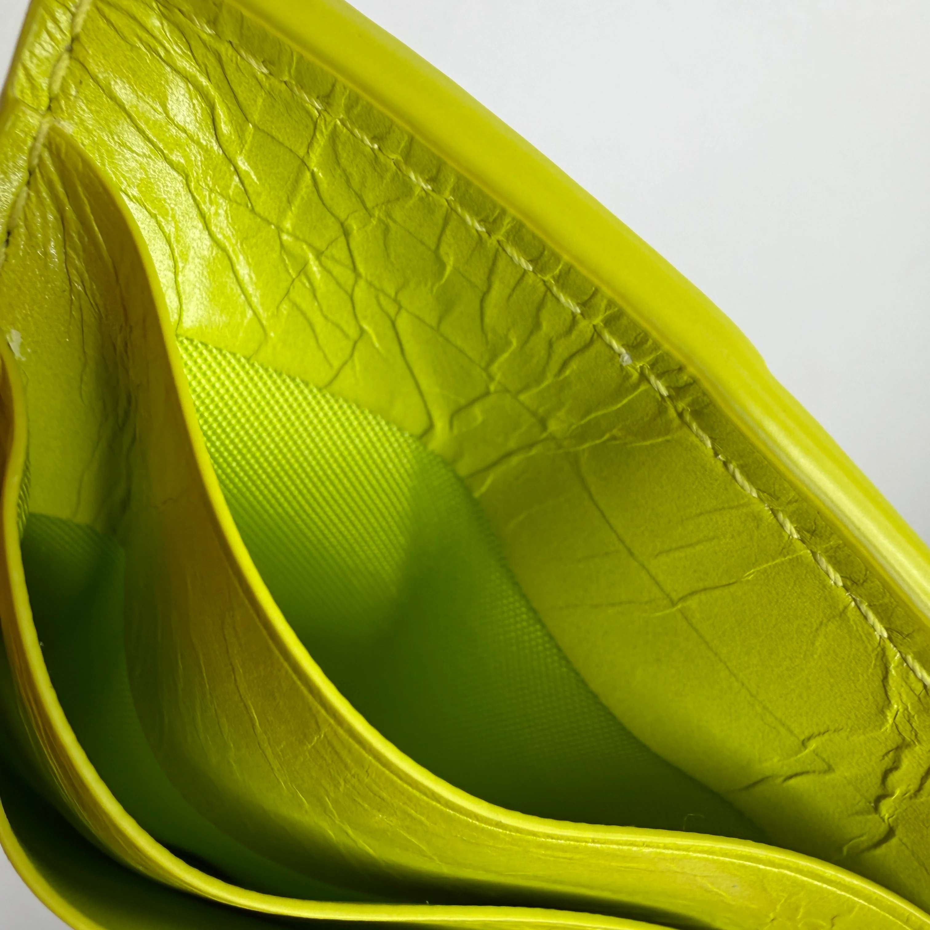 Bottega Veneta Lime Green Cassette Card Holder - Image 4