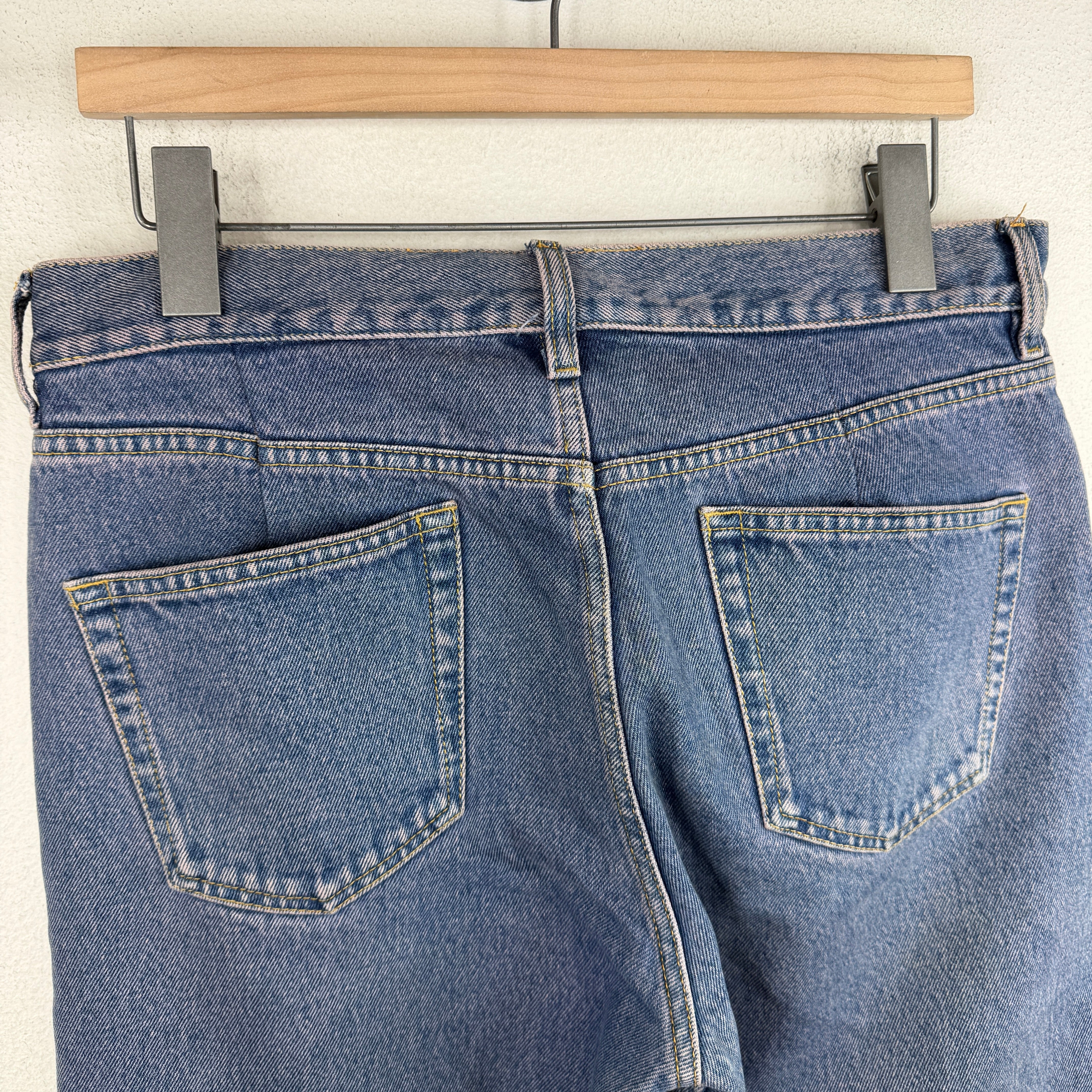 Balenciaga Tinted Blue 5 Pocket Jeans - Image 10