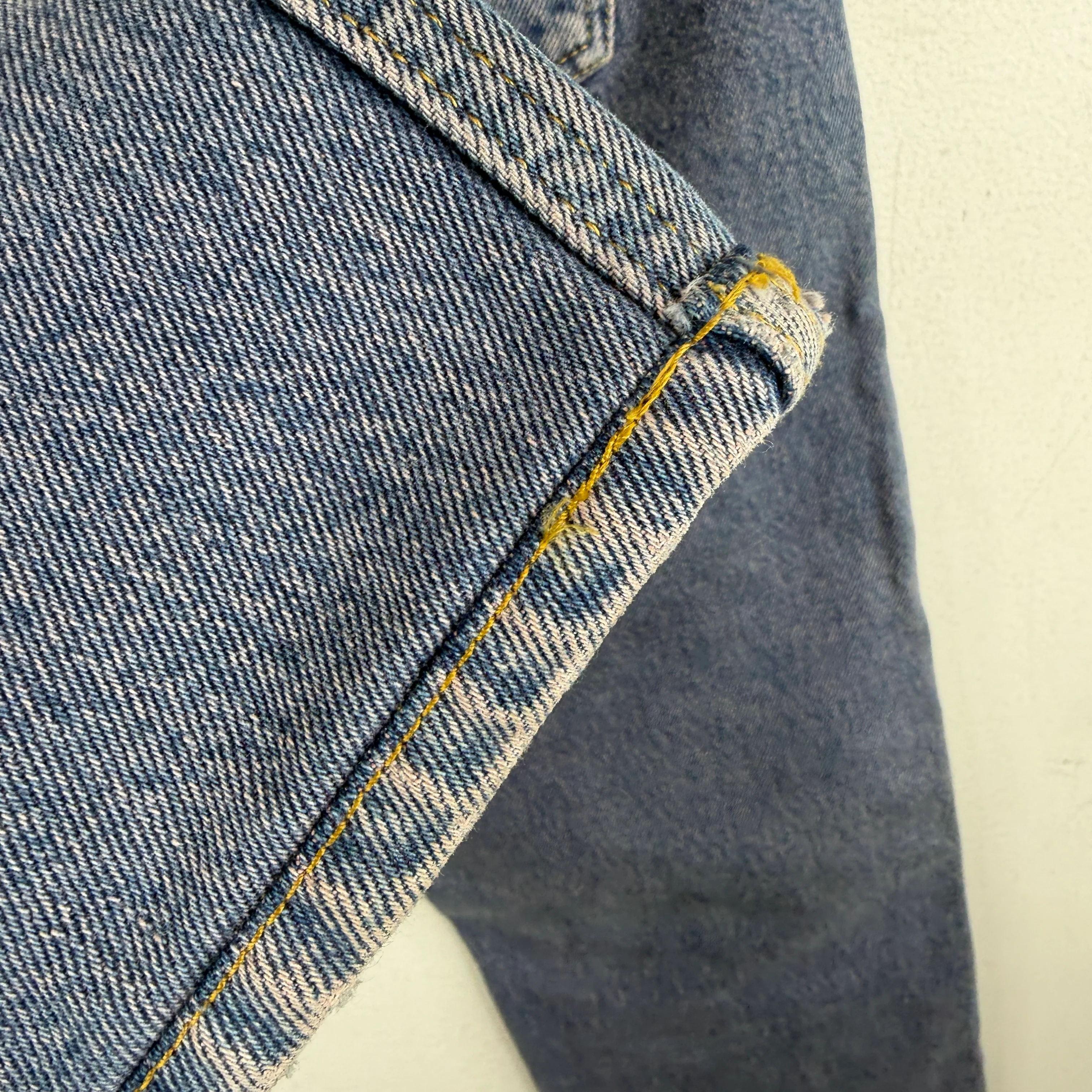 Balenciaga Tinted Blue 5 Pocket Jeans - Image 11