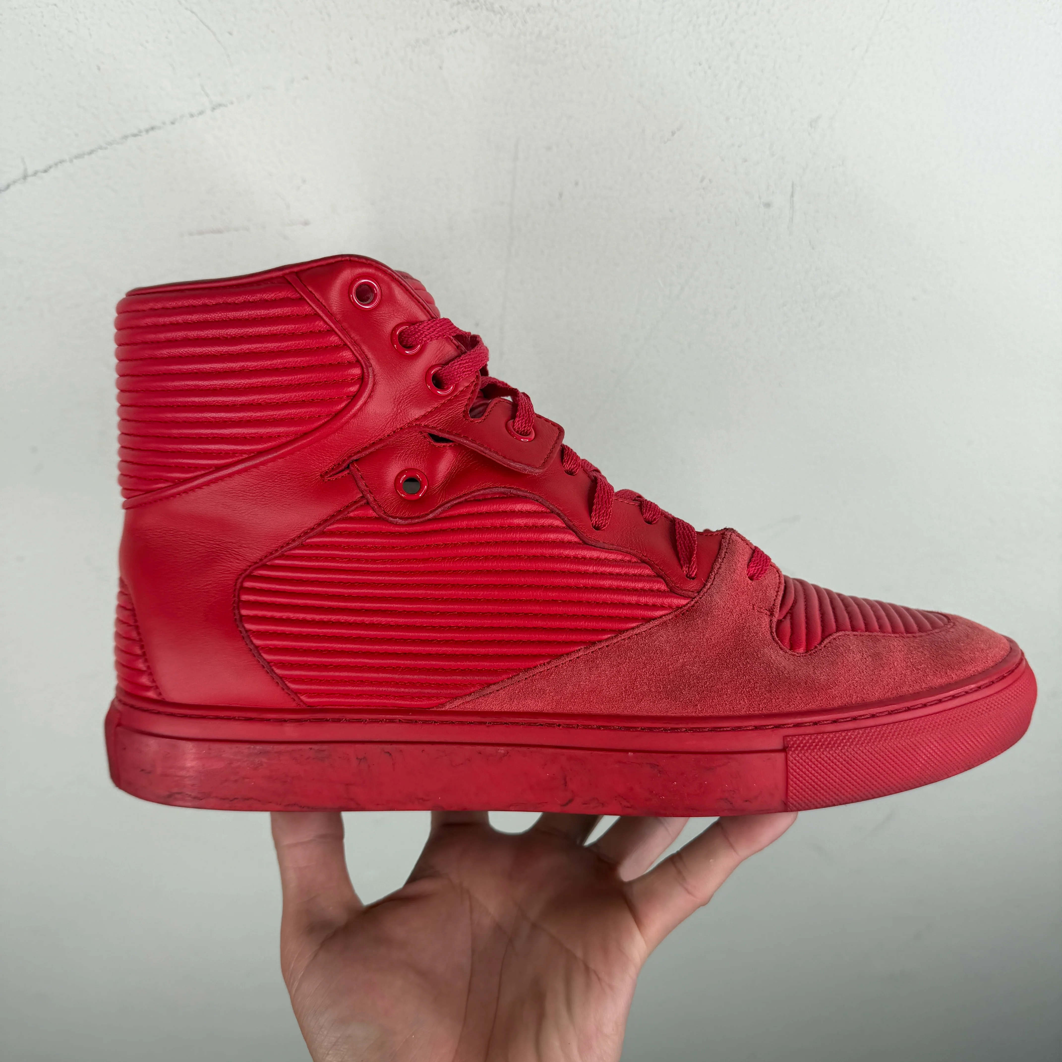 Balenciaga Cotes Pleated Sneakers - Image 2