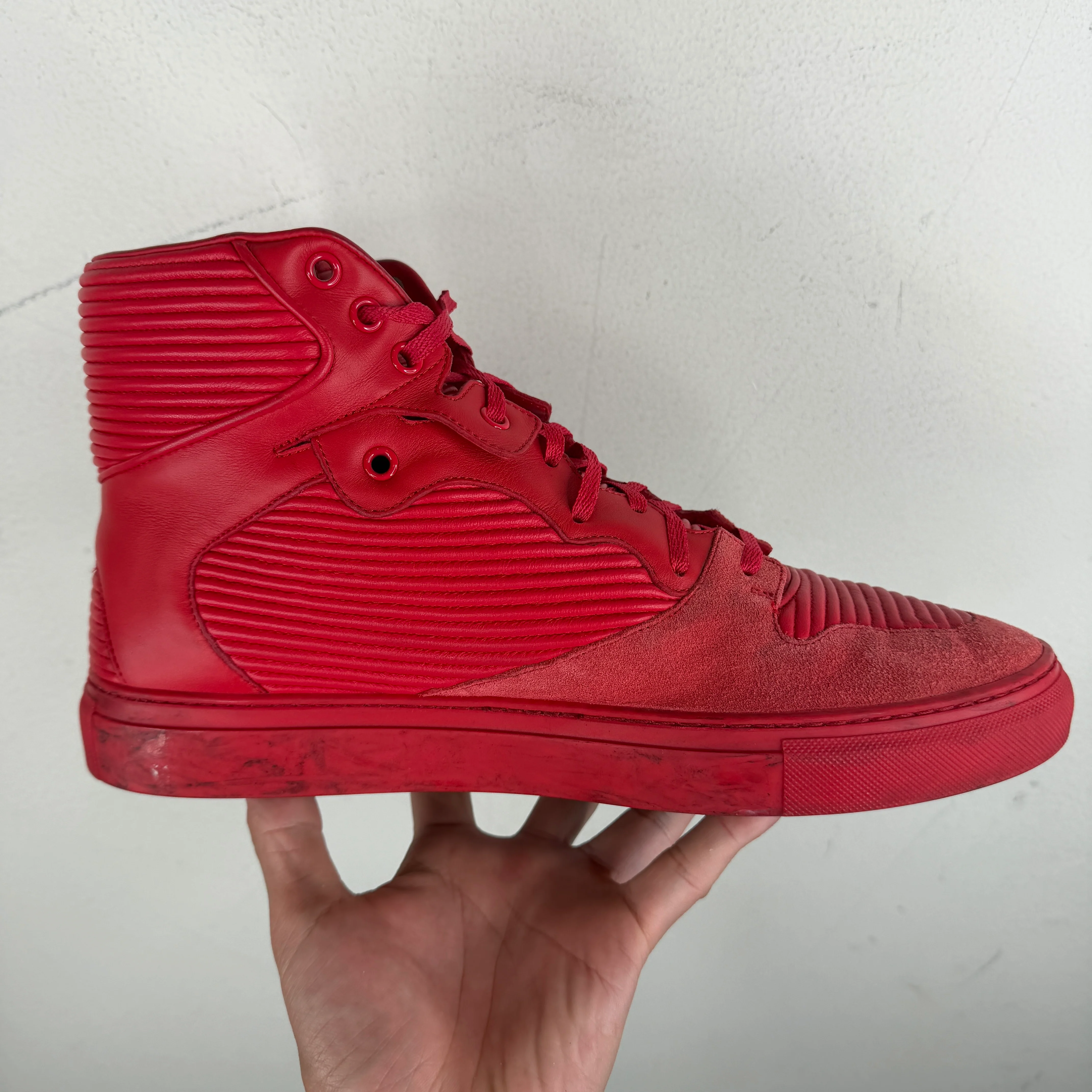 Balenciaga Cotes Pleated Sneakers - Image 9