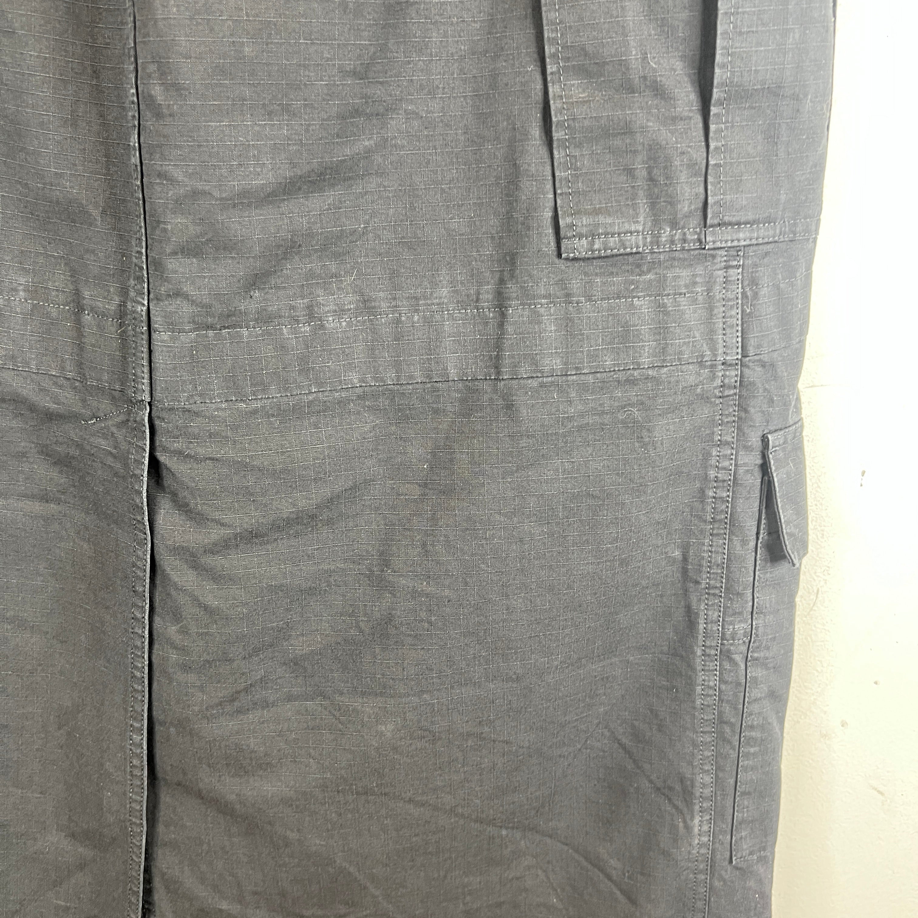 Balenciaga Black Ripstop Baggy Apron Cargo Pants - Image 13