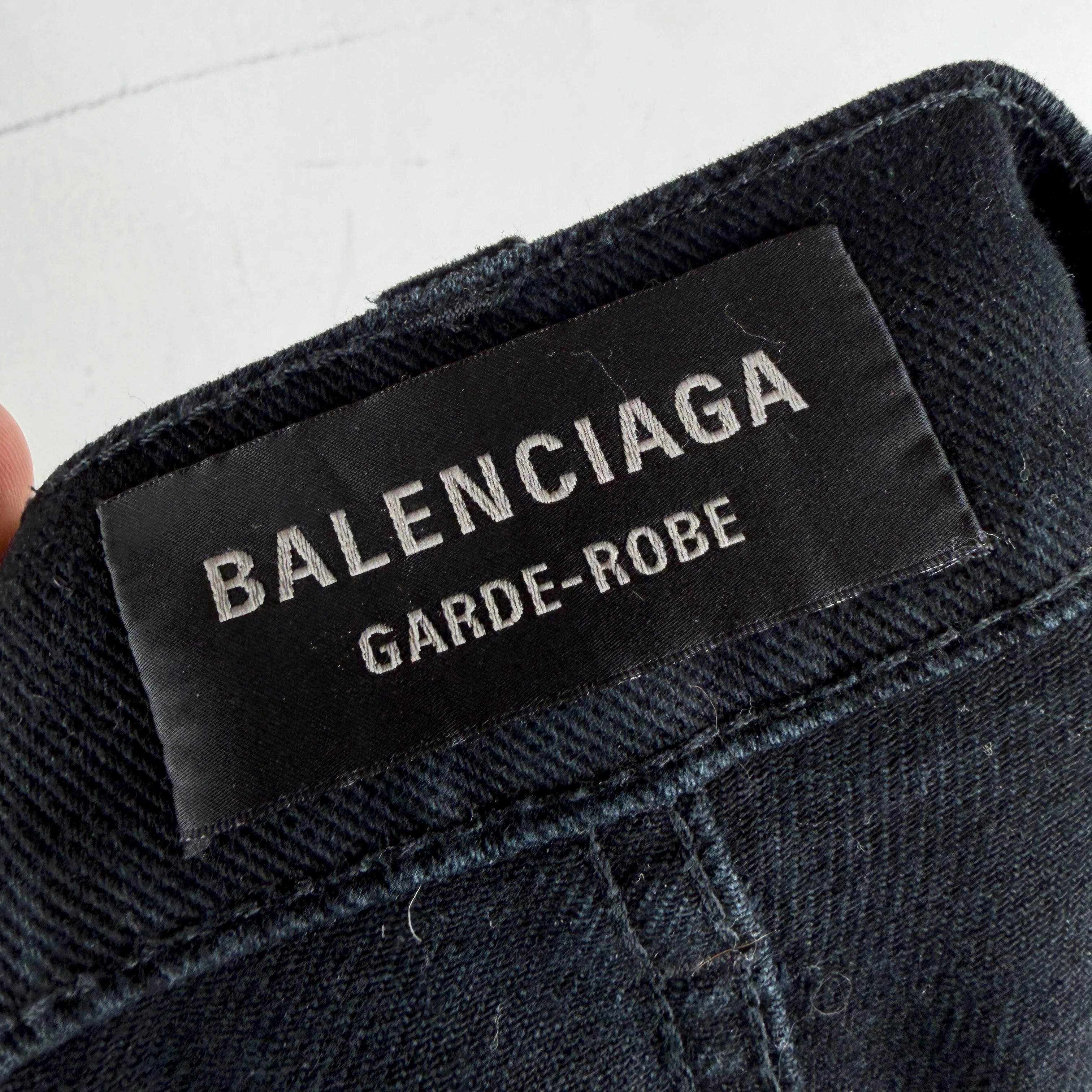 Balenciaga Garde Robe Black Flared Denim Jeans - Image 3