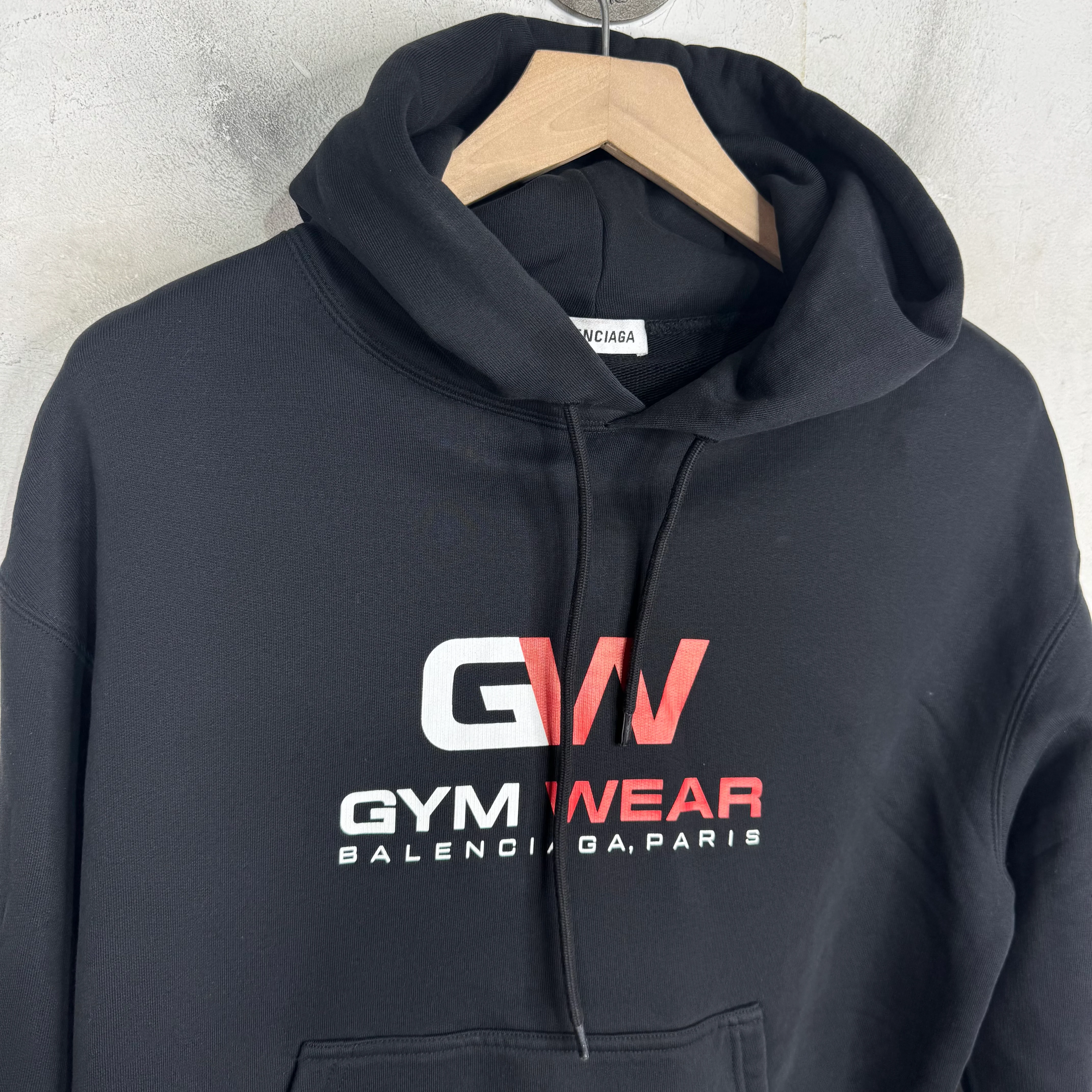 Balenciaga Gym Wear Shrunken Hoodie - Image 3