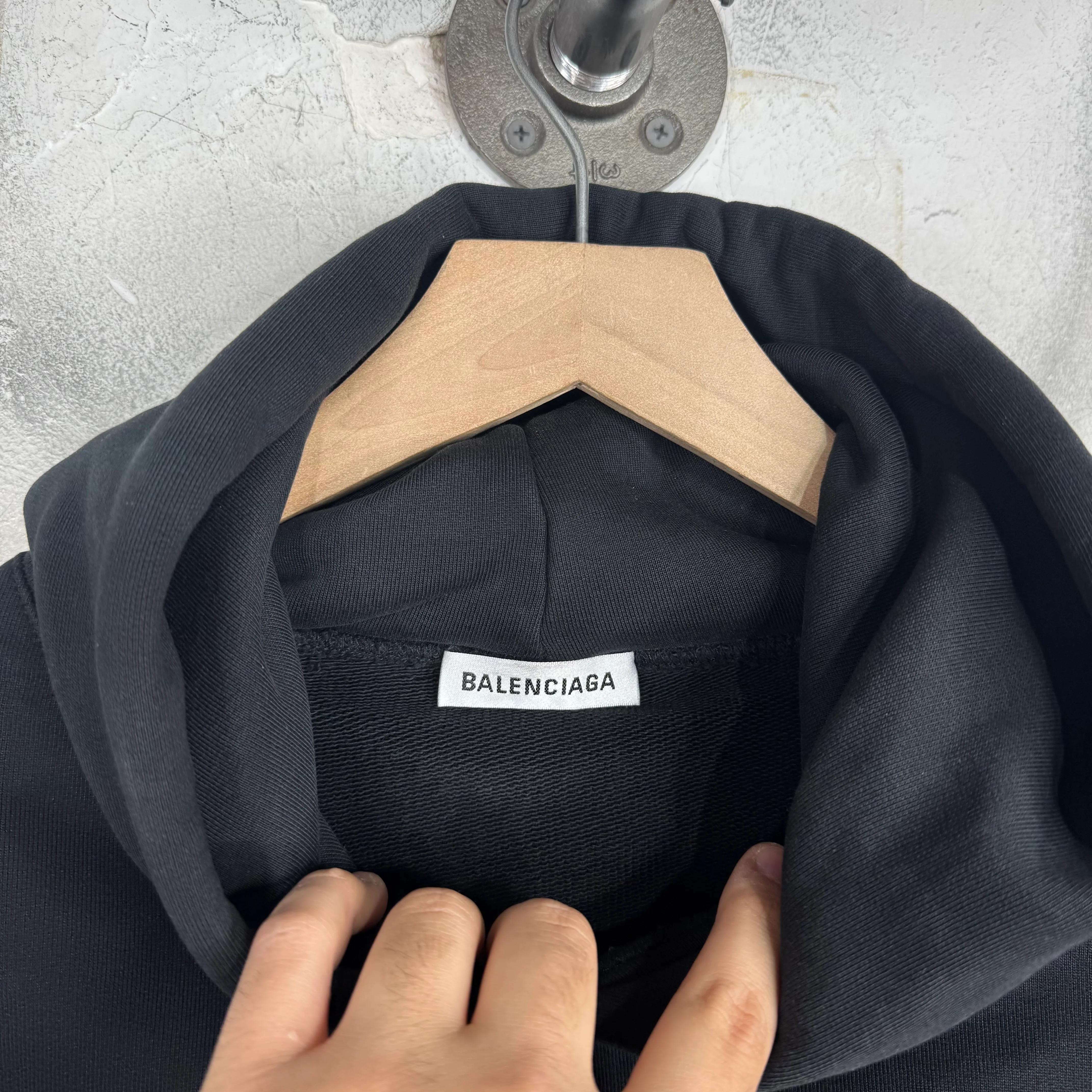 Balenciaga Gym Wear Shrunken Hoodie - Image 5
