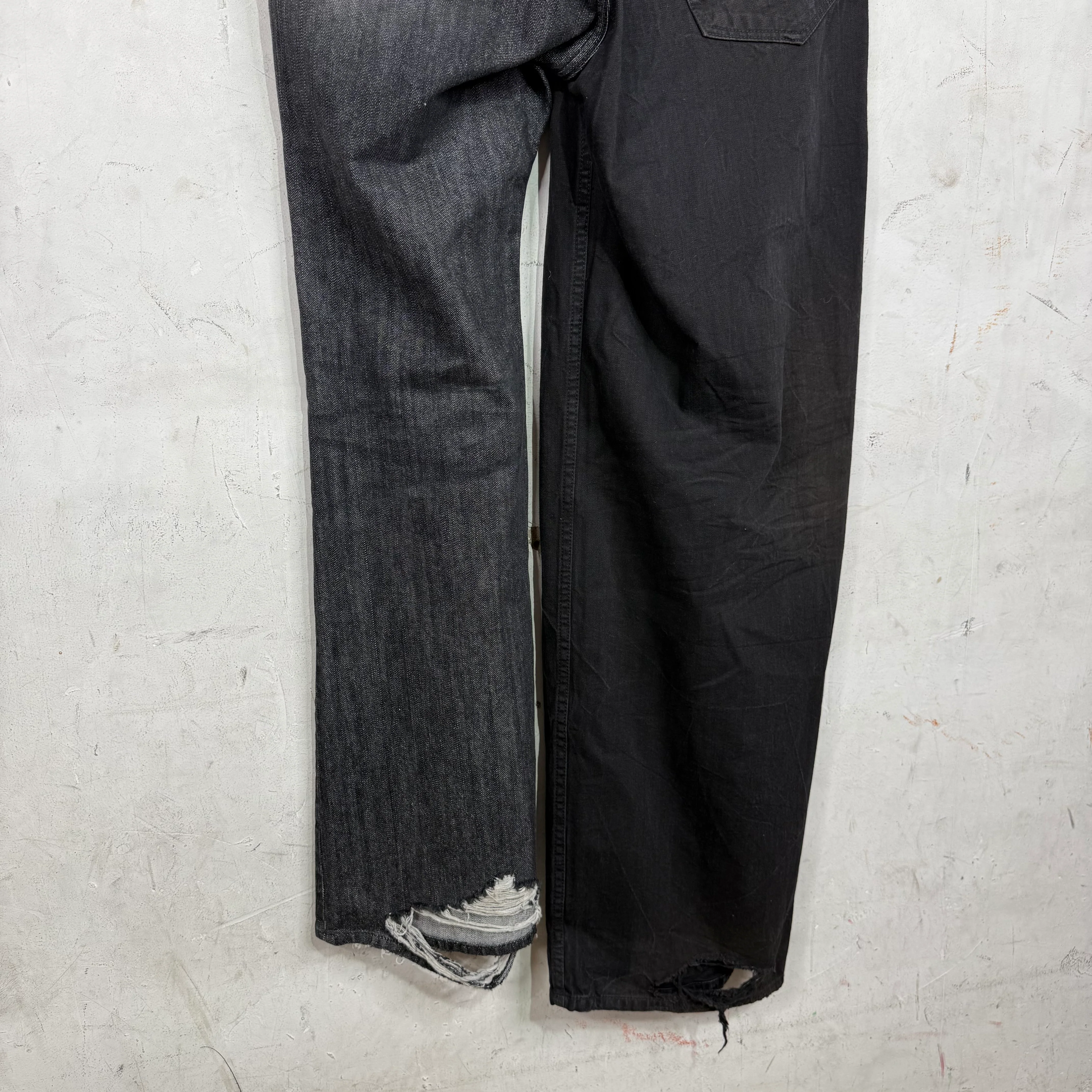 Balenciaga Hybrid Split Drawstring Jeans - Image 11