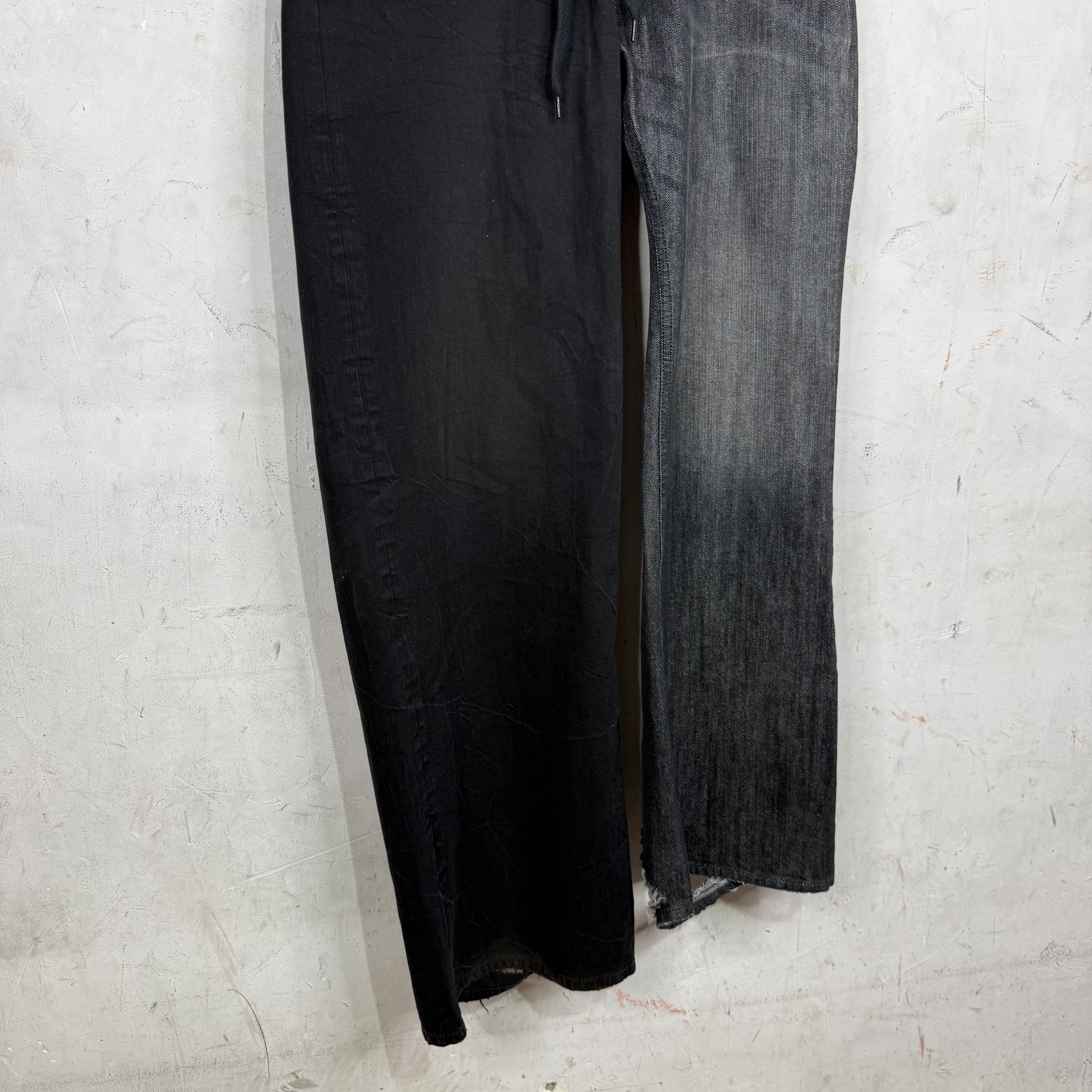 Balenciaga Hybrid Split Drawstring Jeans - Image 7