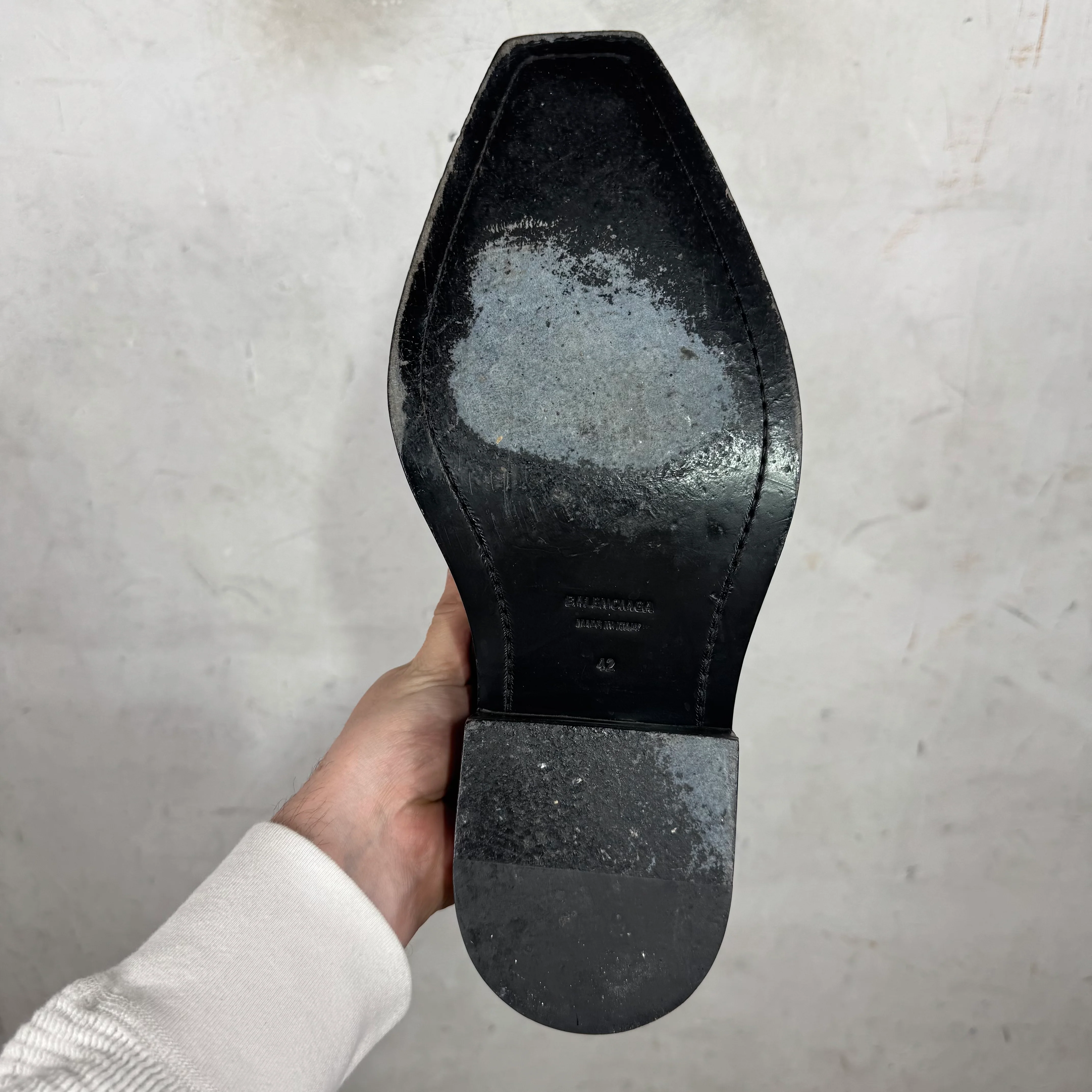Balenciaga Leather Santiago Mules - Image 11