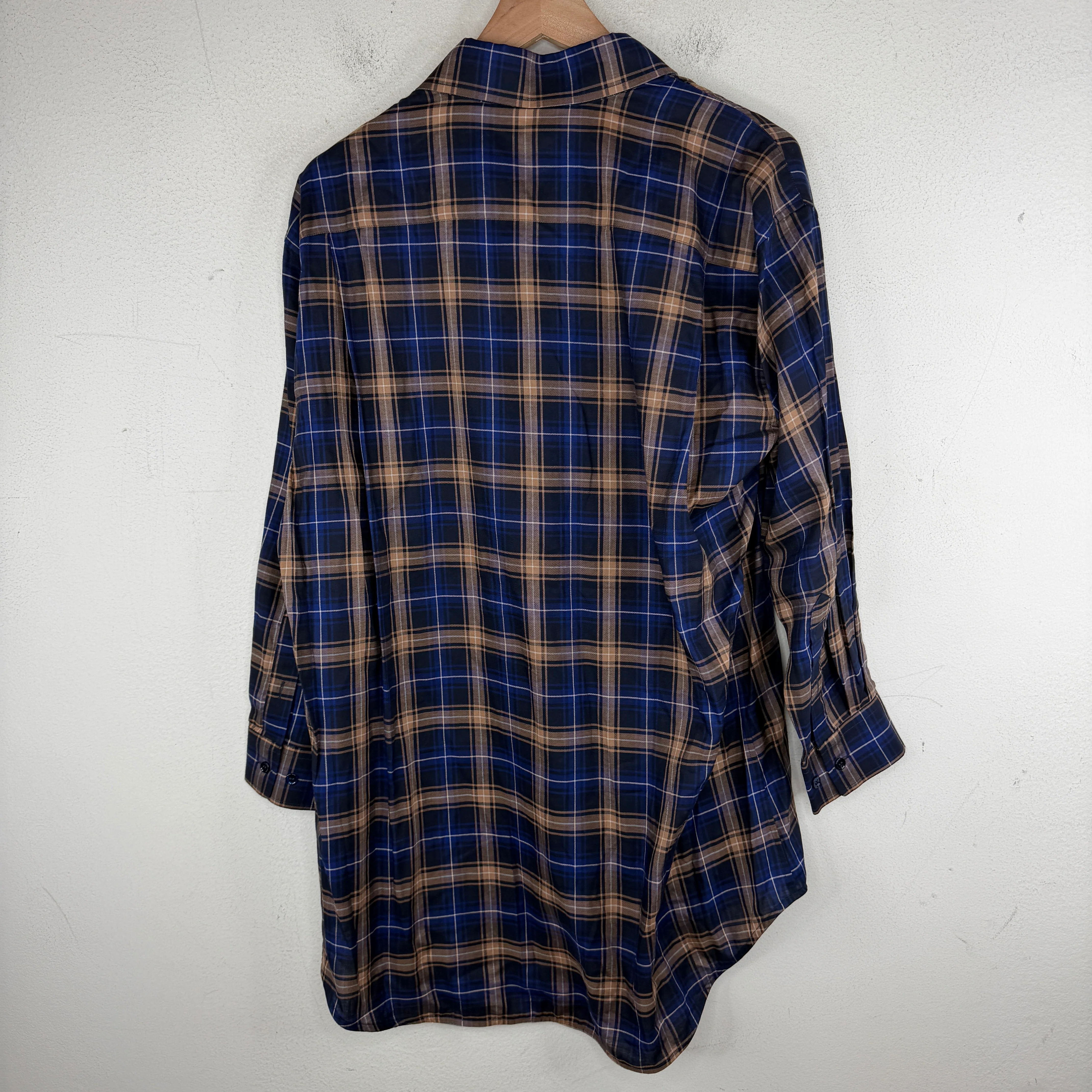 Balenciaga Medallion Asymmetrical Flannel - Image 2